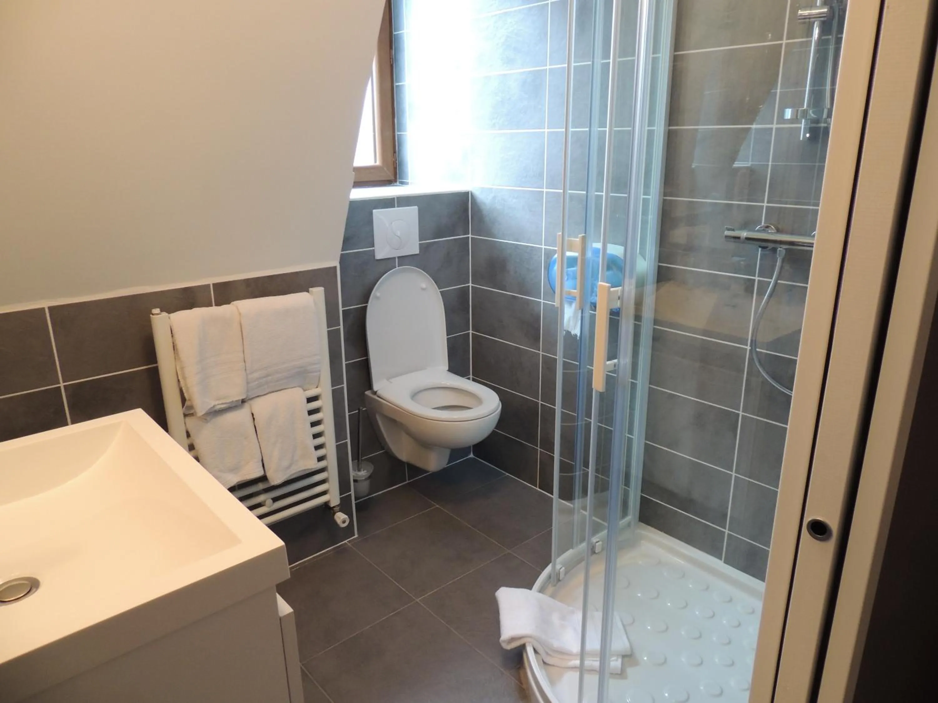 Bathroom in Logis Hôtel-restaurant Les Coudercous