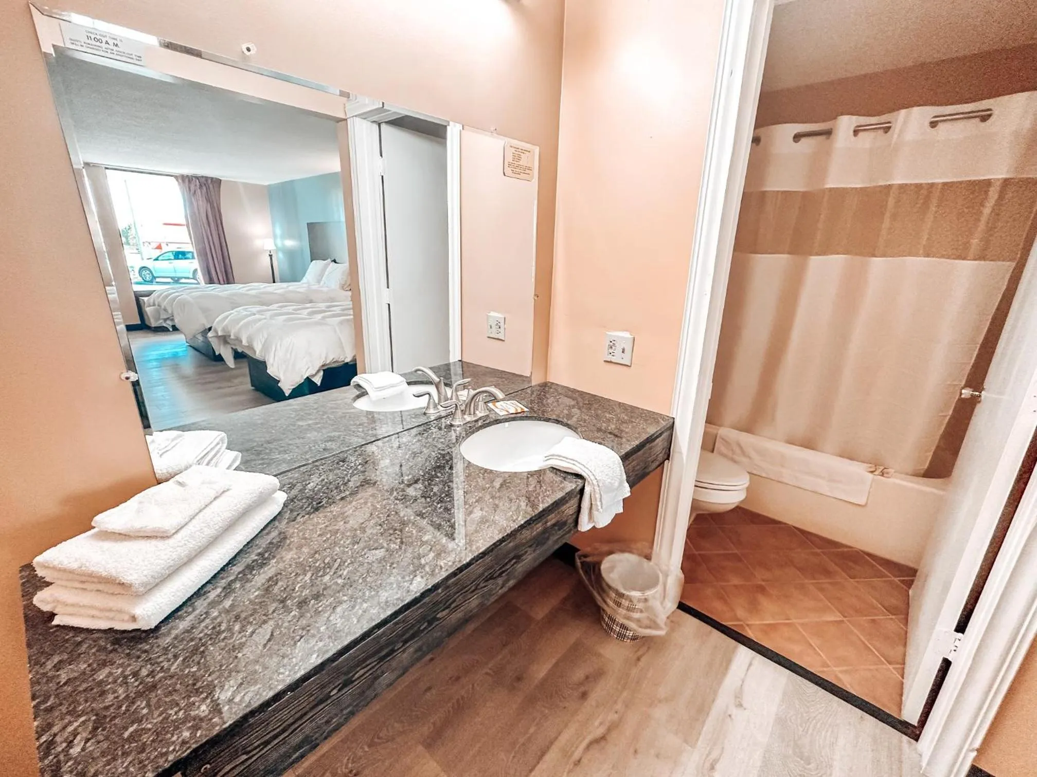 Bathroom in Laker Inn