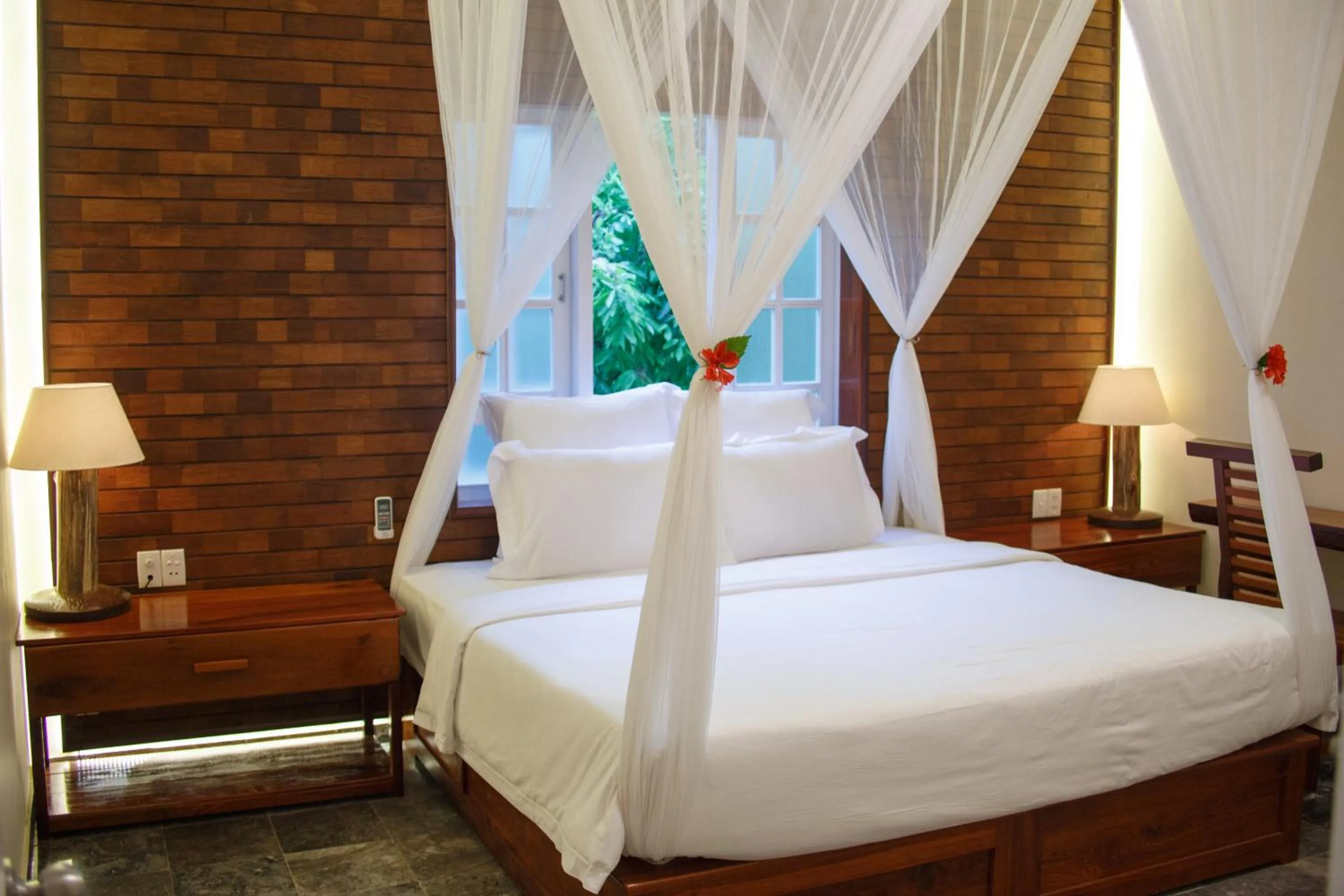 Bed in The Trang Villas