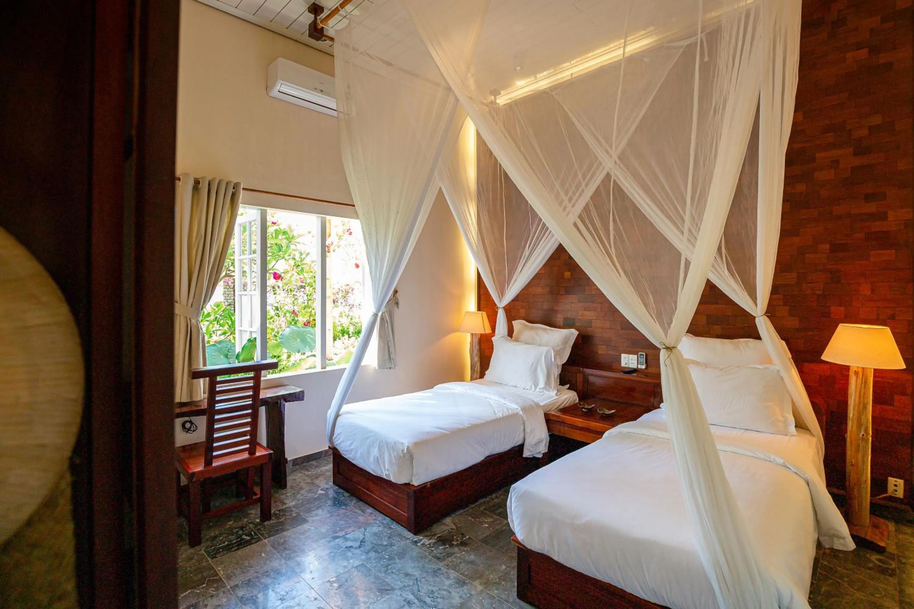 Bed in The Trang Villas