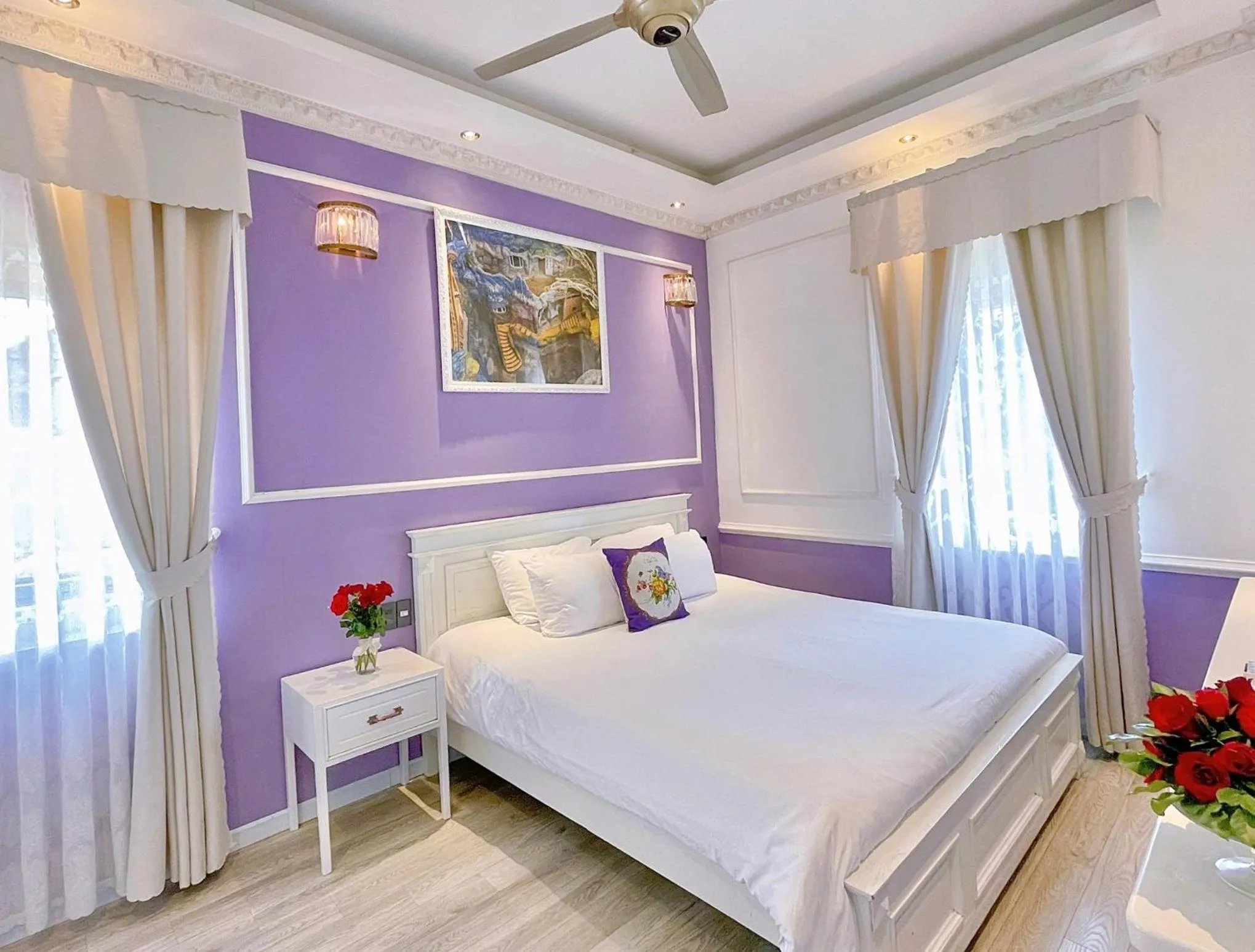 Bed in Dalat Boutique Hotel