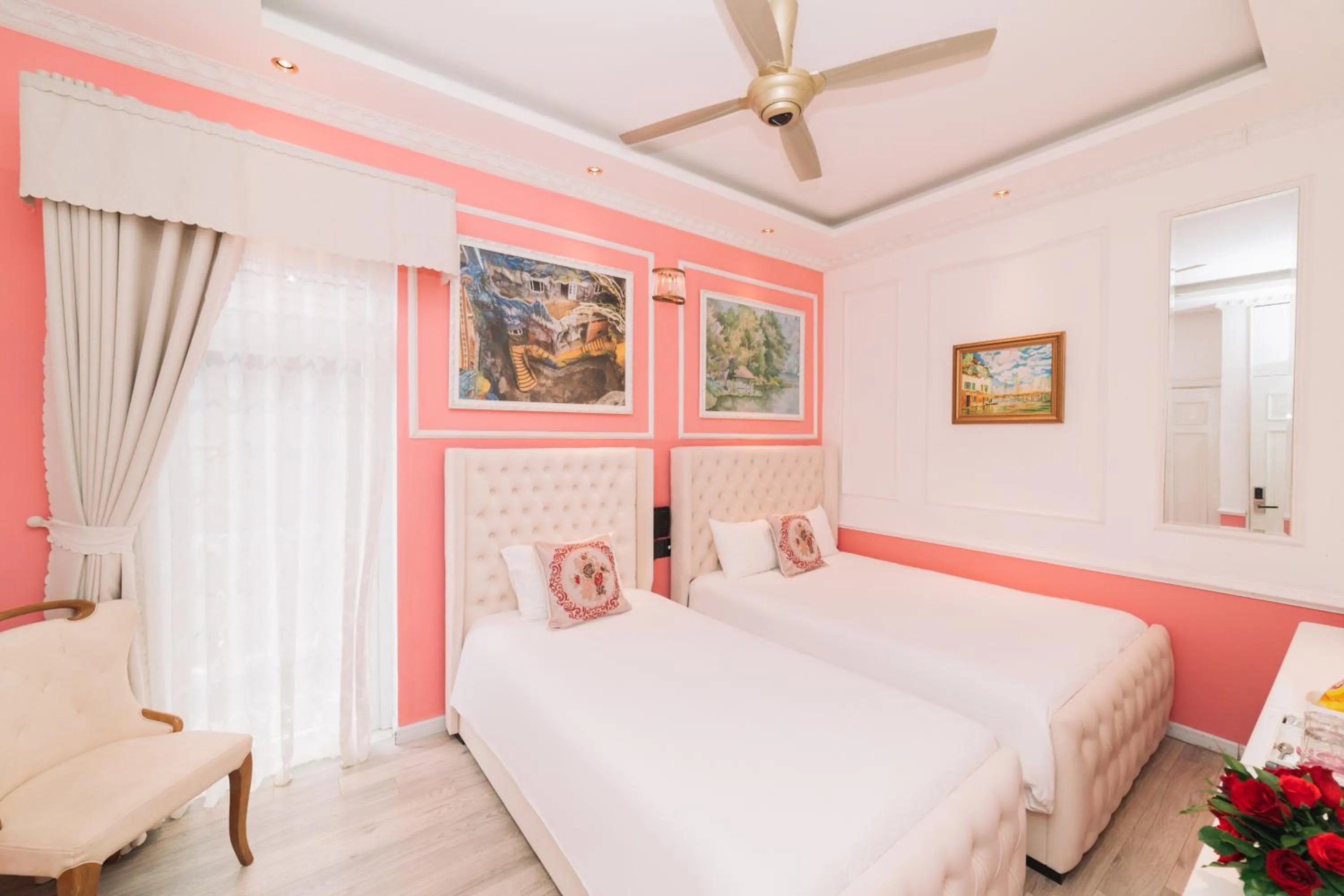 Bed in Dalat Boutique Hotel