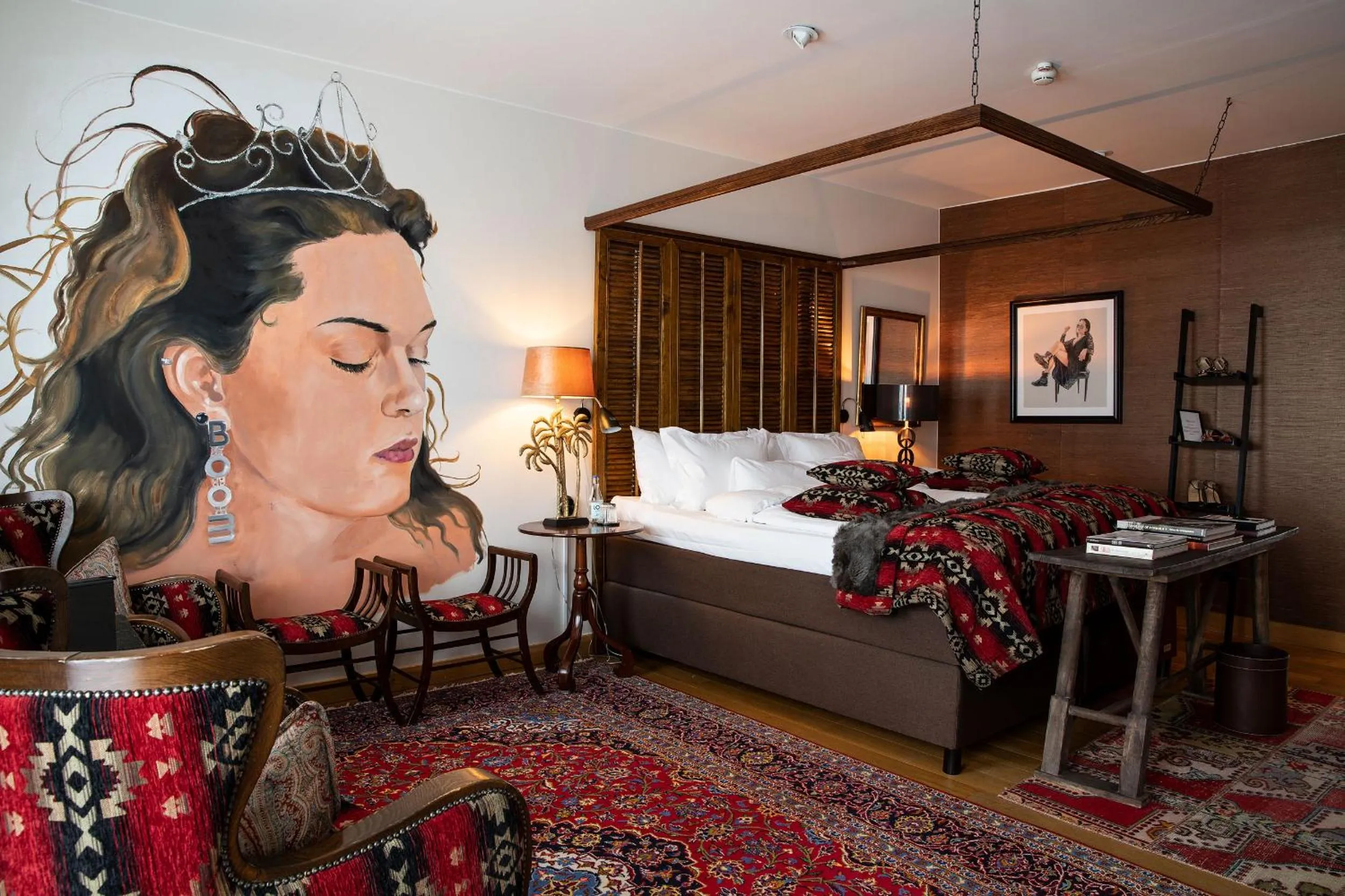 Balcony/Terrace, Bed in Bomans Hotell i Trosa