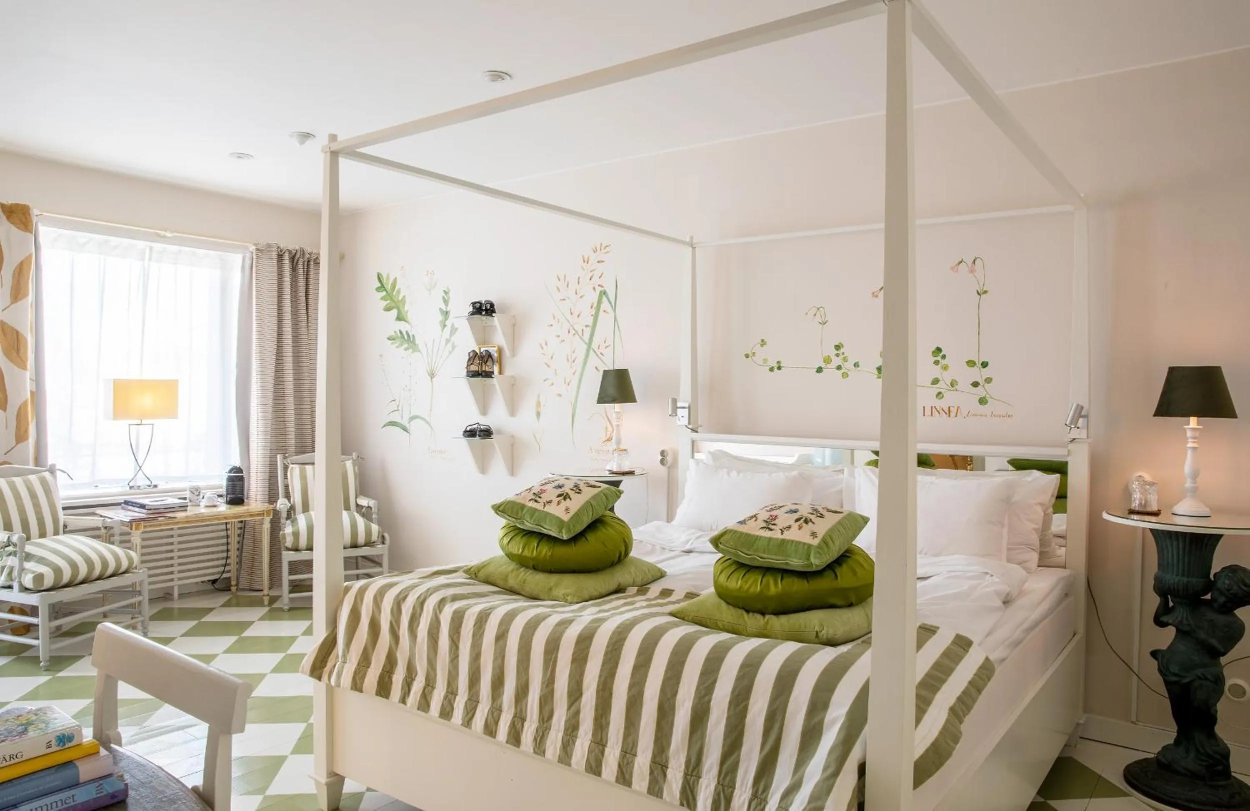 Balcony/Terrace, Bed in Bomans Hotell i Trosa