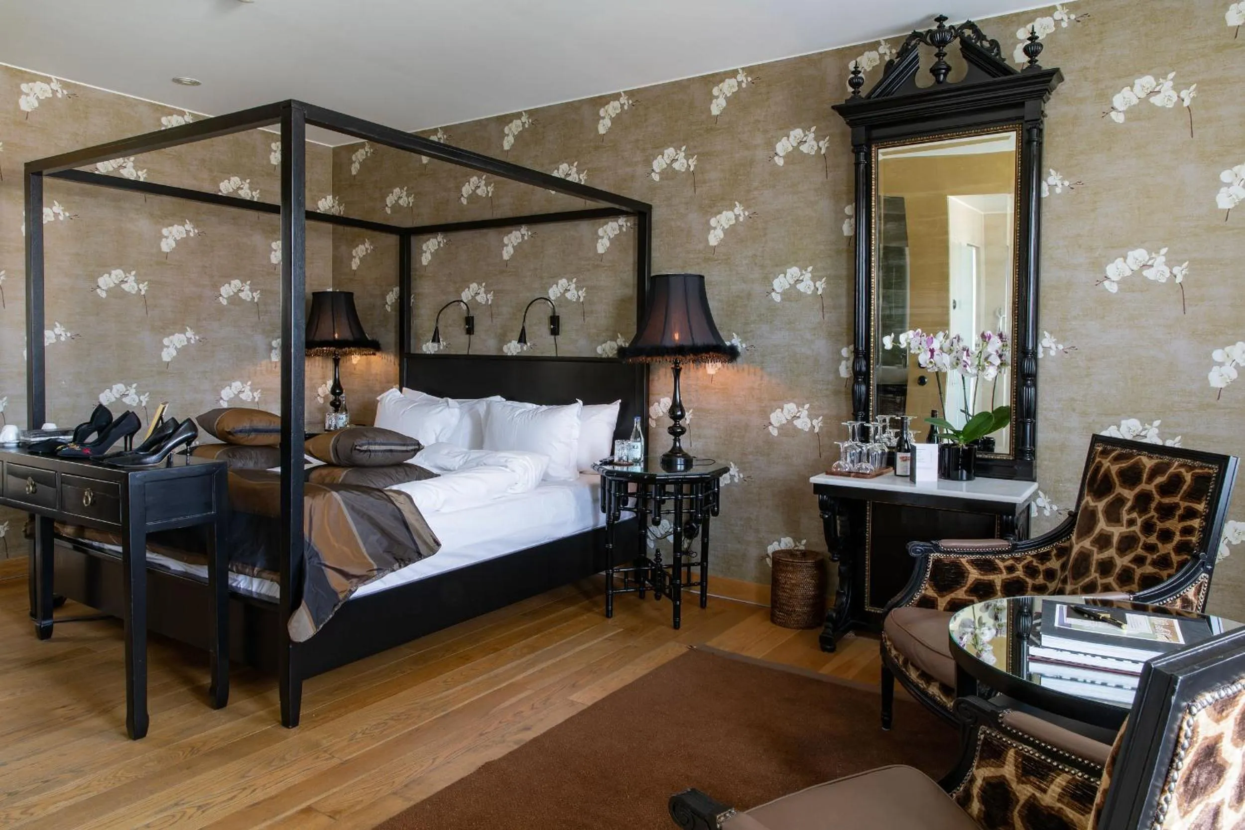 Coffee/tea facilities, Bed in Bomans Hotell i Trosa