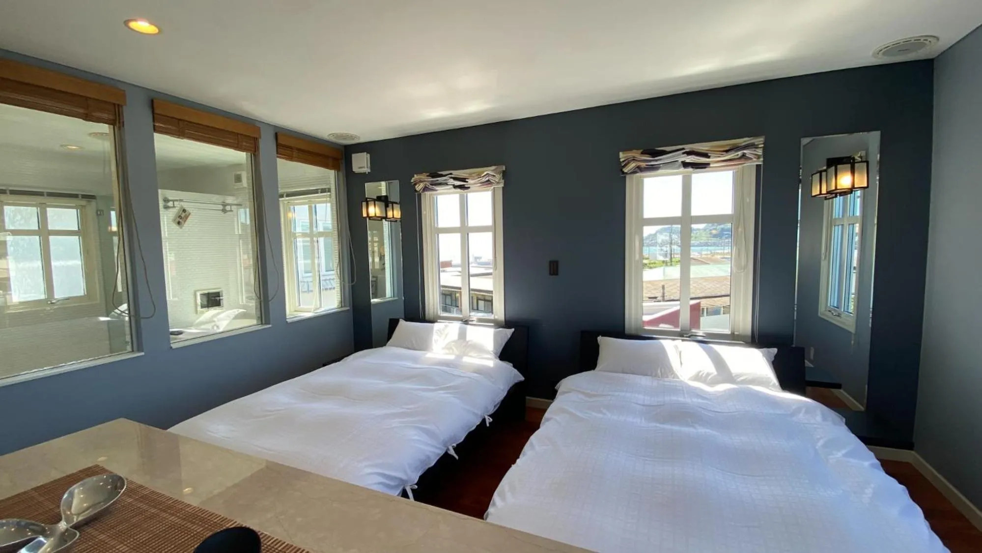 Bed in Tabinoteitaku Kamakura Yuigahama -Homann Concept-