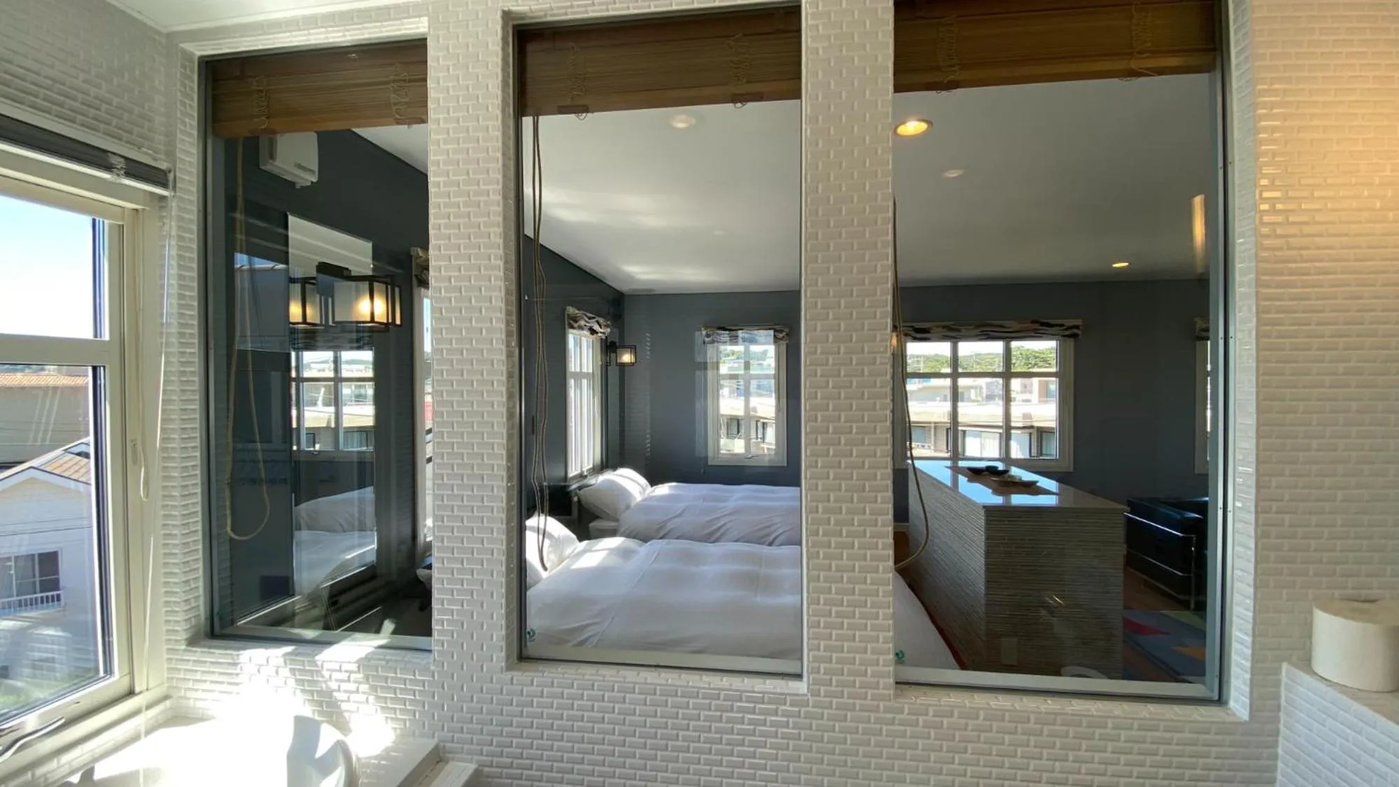 Bedroom, Bed in Tabinoteitaku Kamakura Yuigahama -Homann Concept-