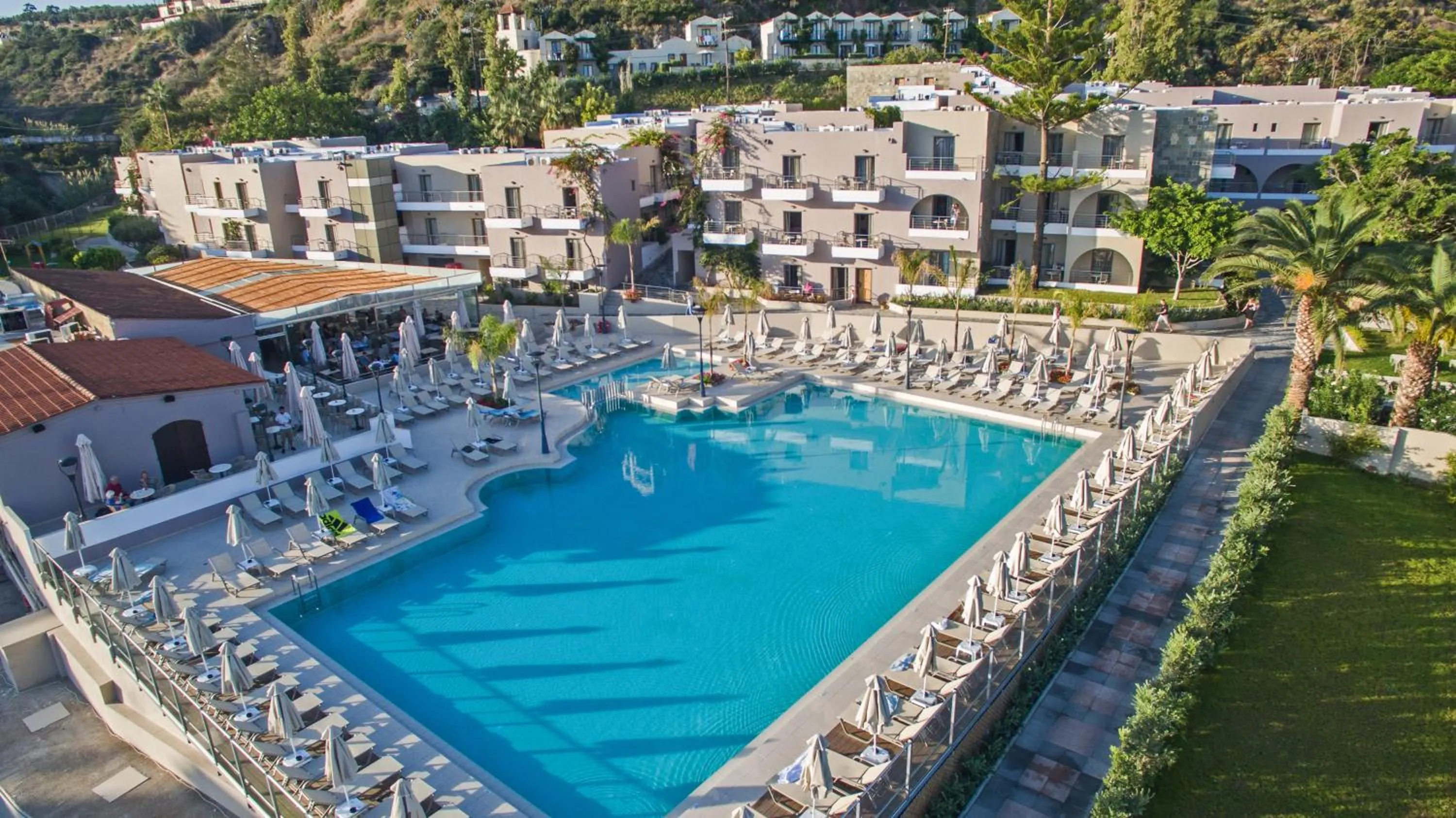 Property building in Porto Platanias Village Resort