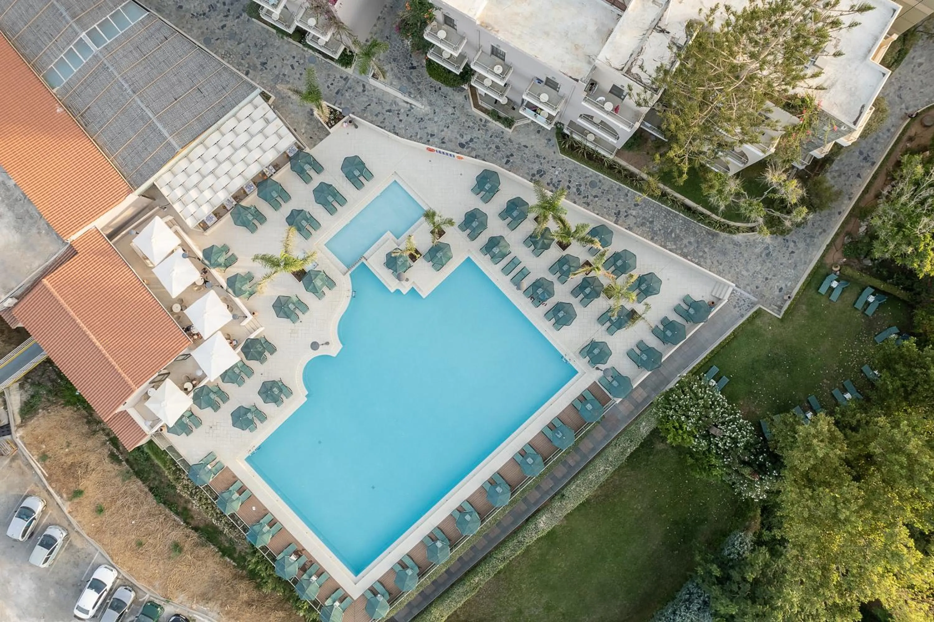 Swimming pool in Porto Platanias Village Resort