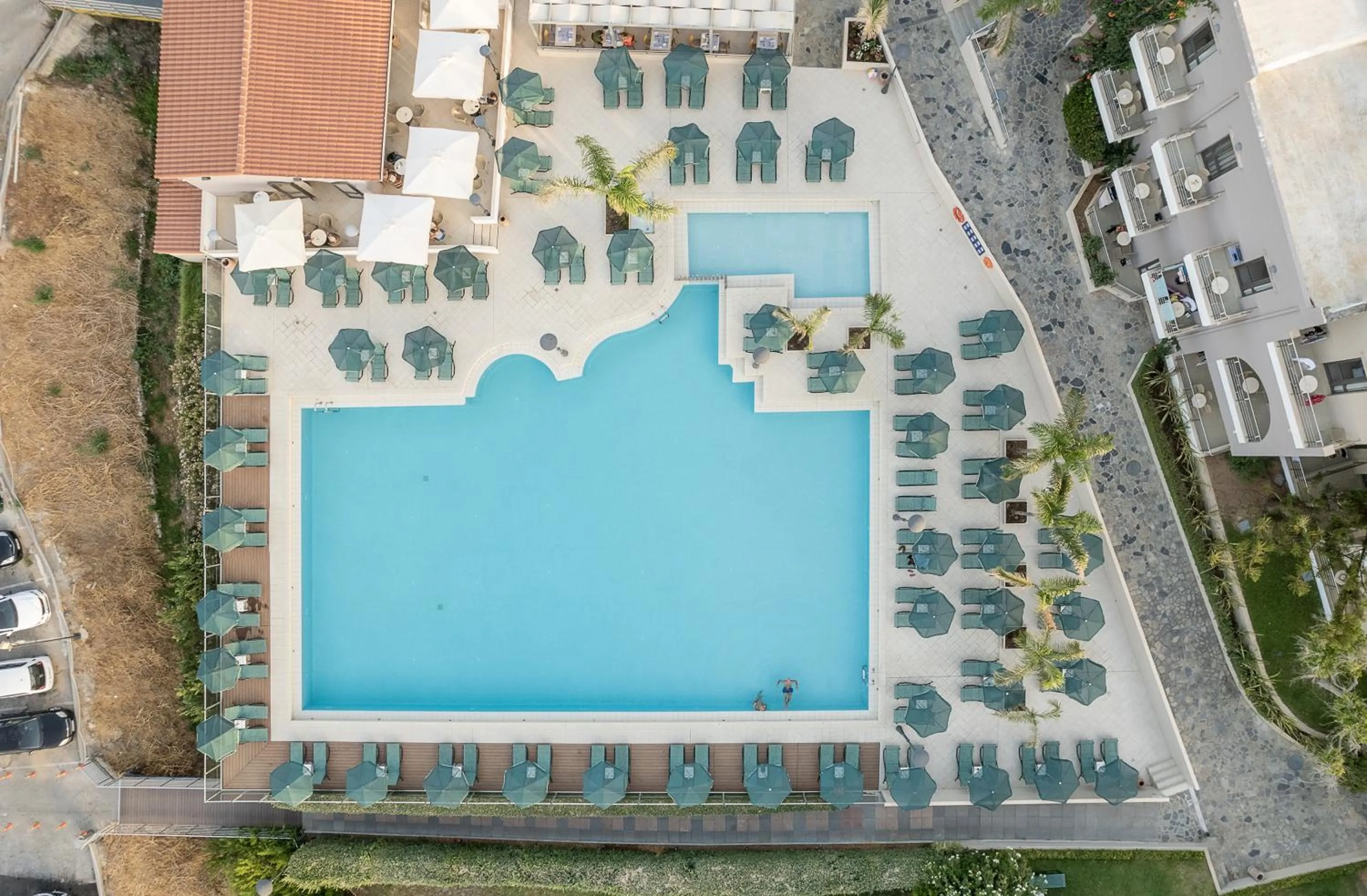 Swimming pool in Porto Platanias Village Resort