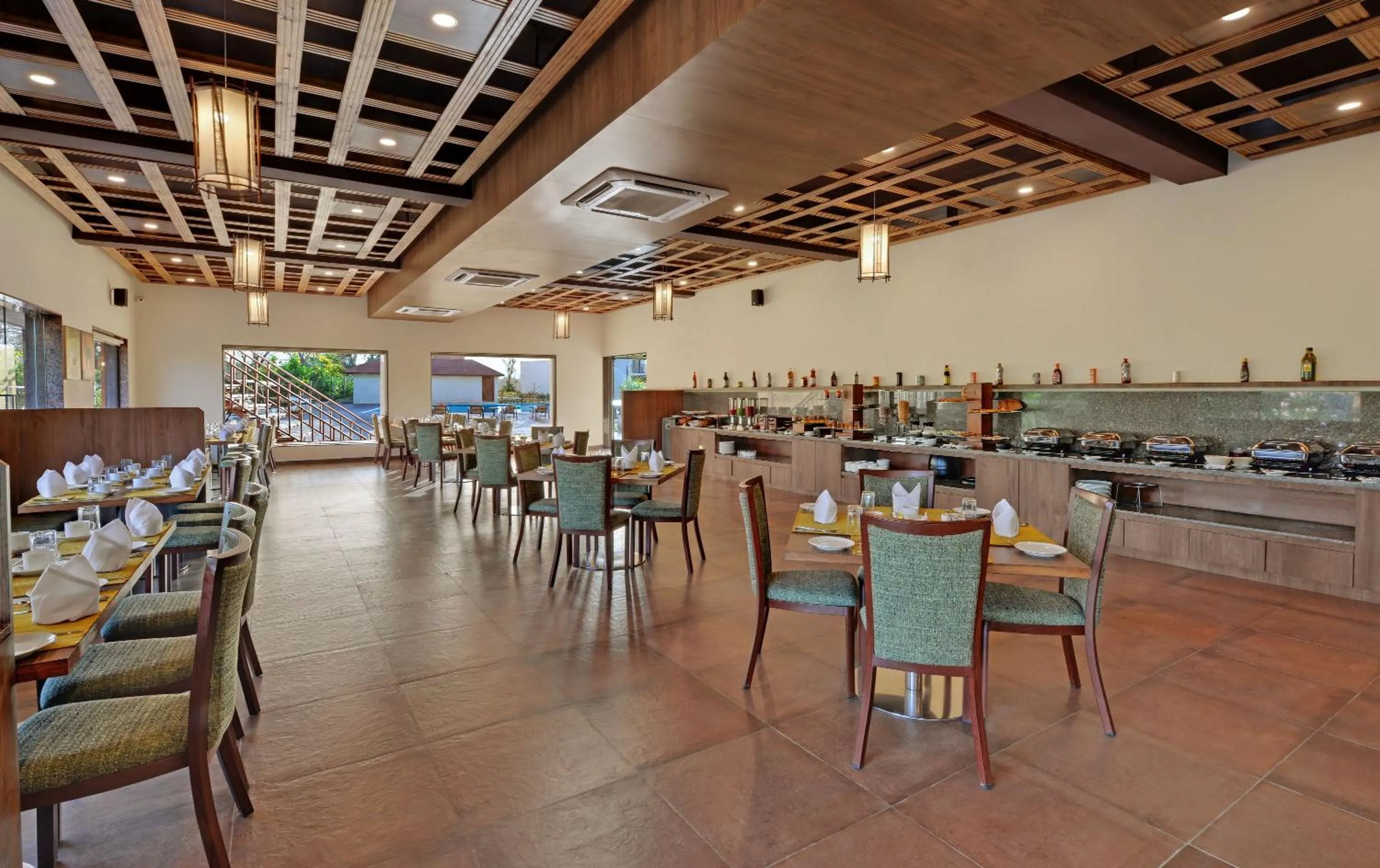 Restaurant/places to eat in The Fern Sattva Resort - Polo Forest
