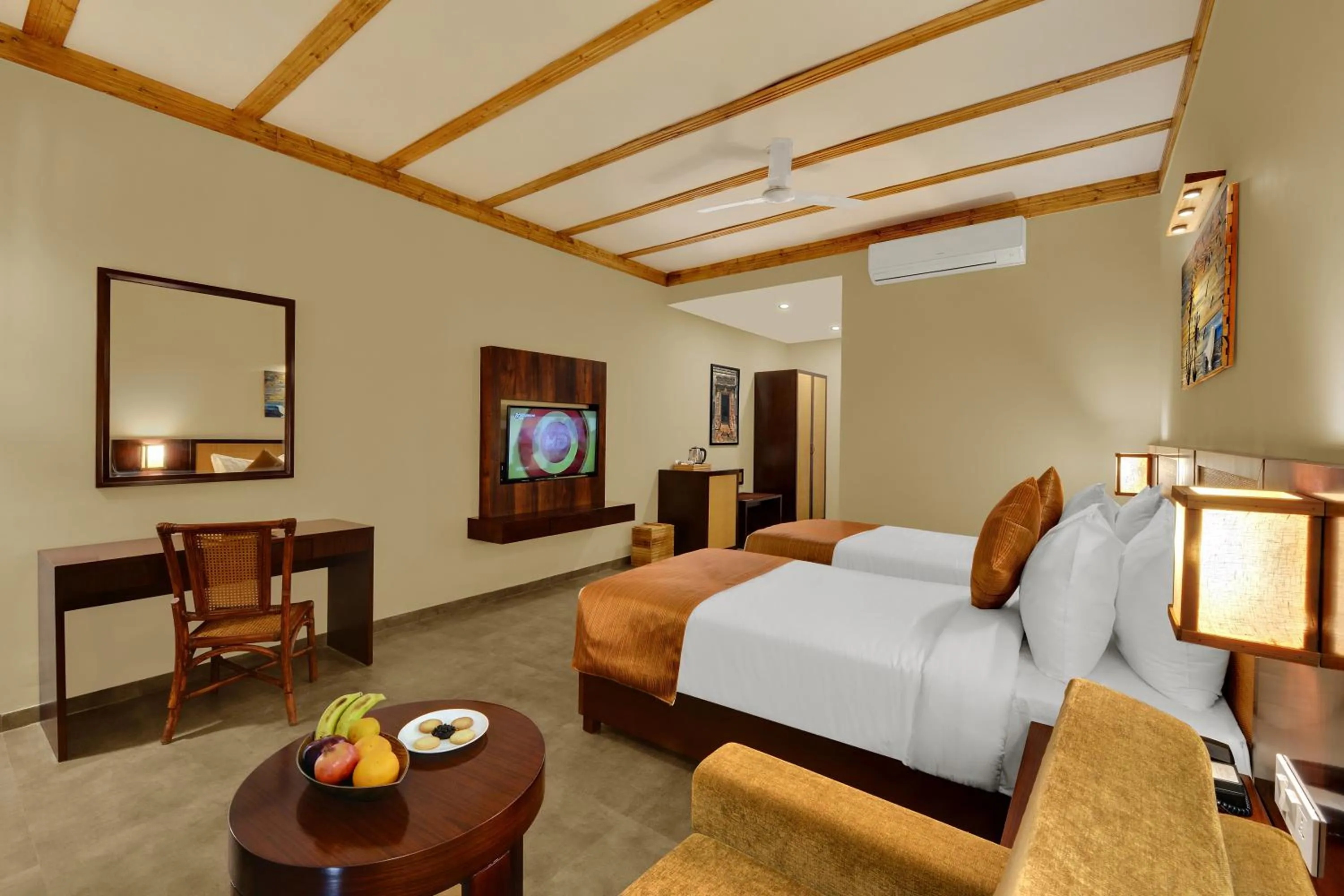 Photo of the whole room, Bed in The Fern Sattva Resort - Polo Forest