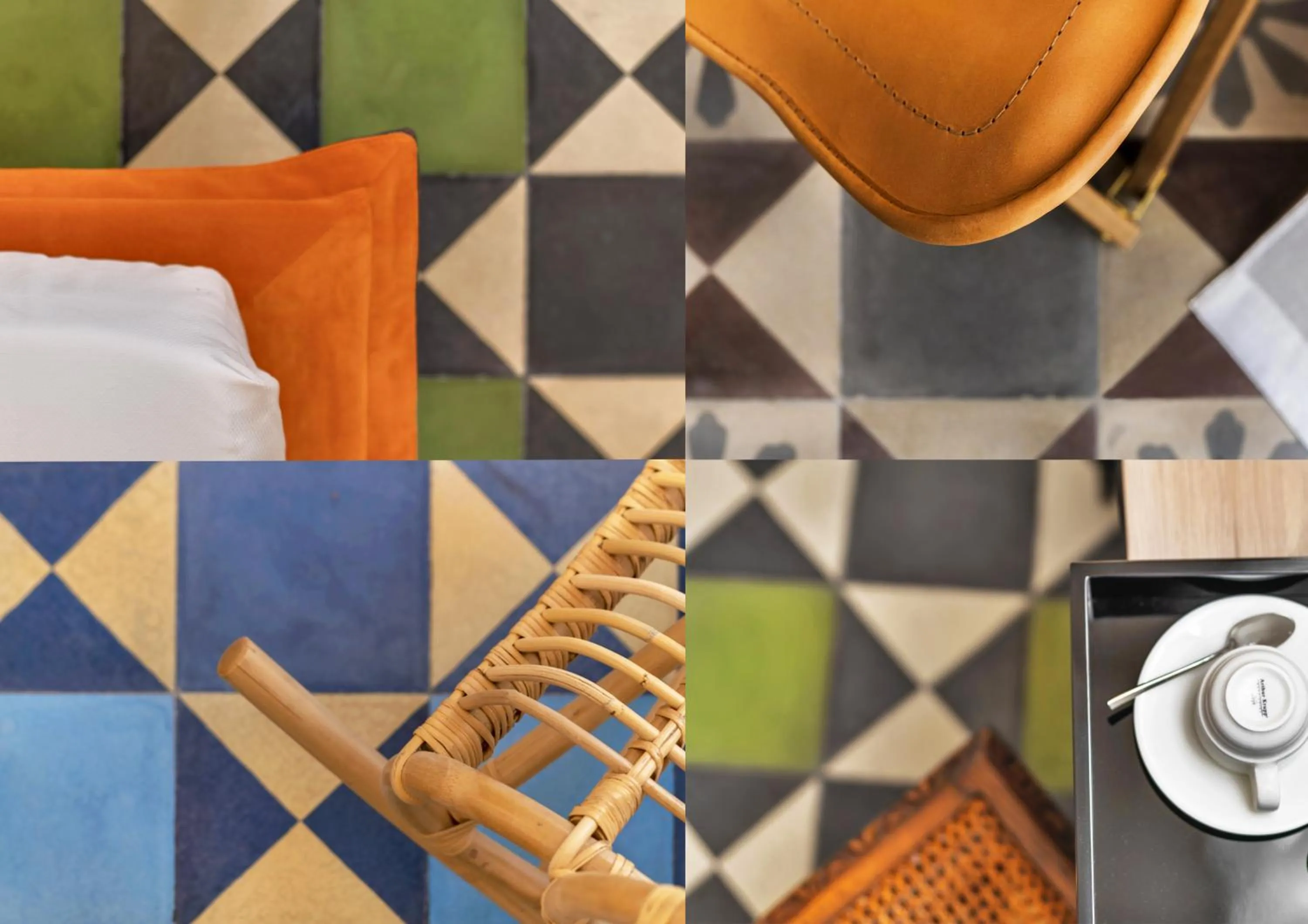 Decorative detail in A.D. 1768 Boutique Hotel