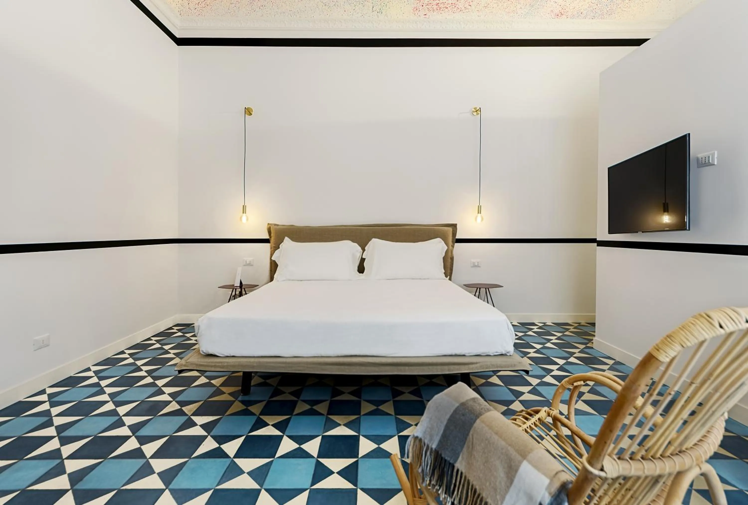 Photo of the whole room, Bed in A.D. 1768 Boutique Hotel