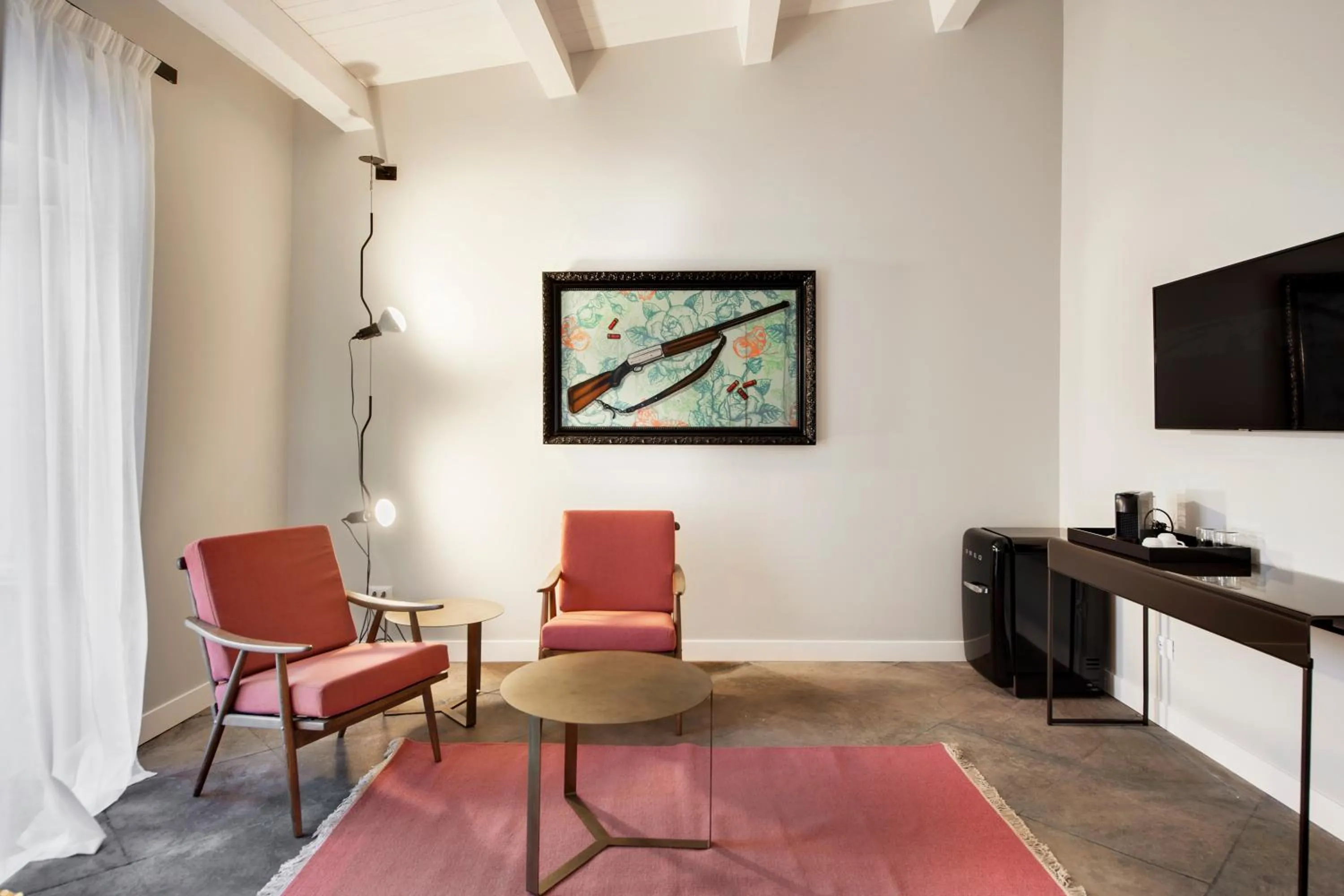 Living room in A.D. 1768 Boutique Hotel