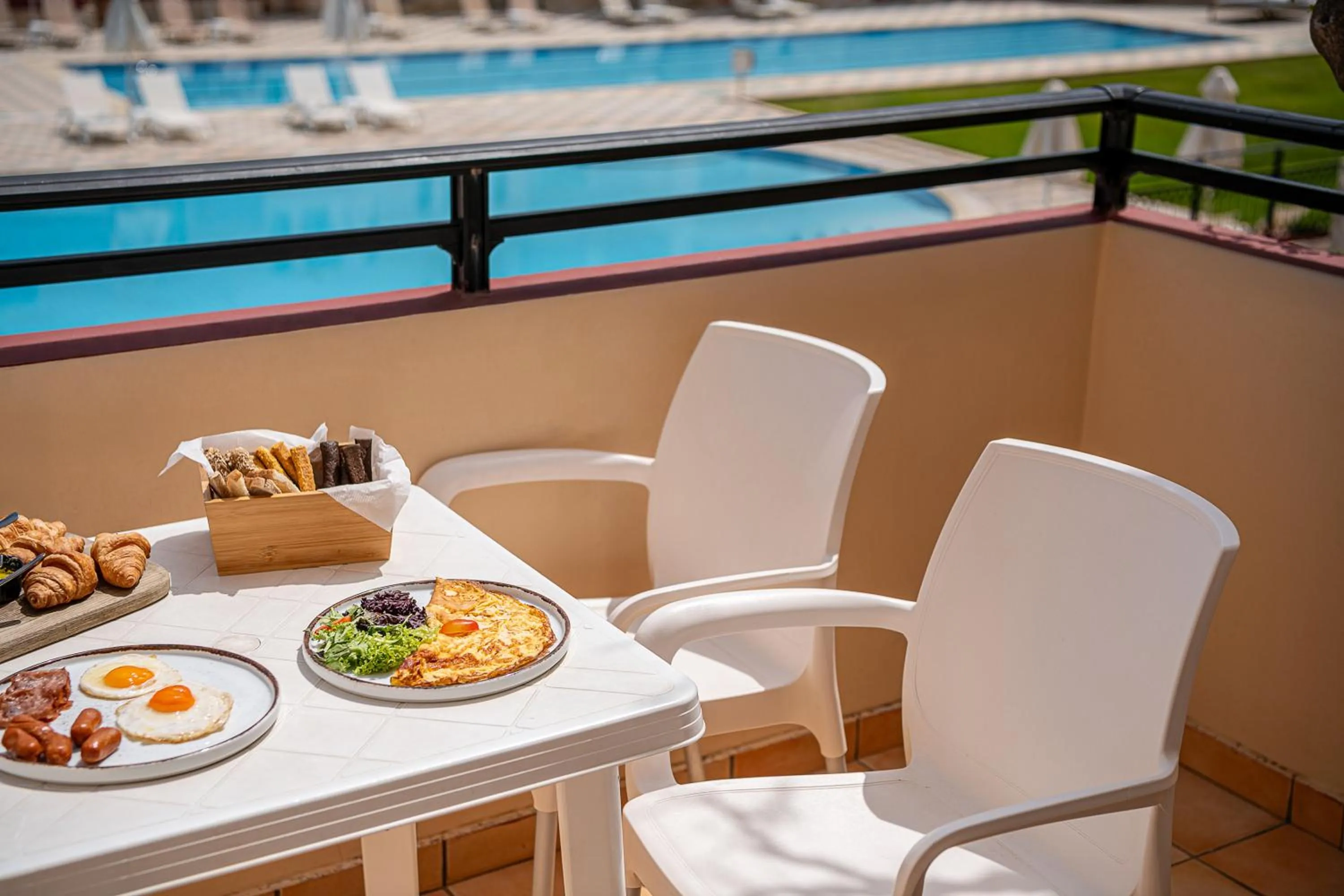 Pool view in Kambos Village