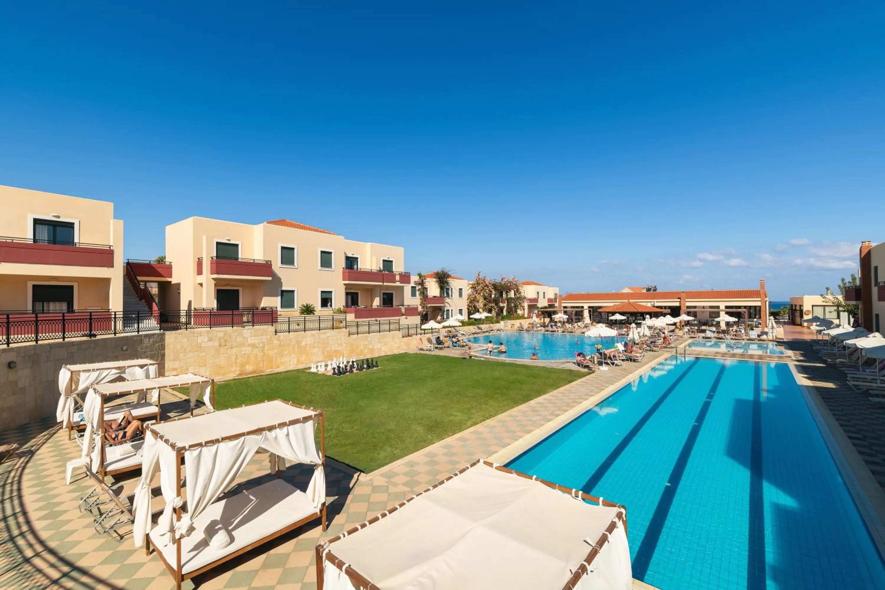 Pool view in Kambos Village