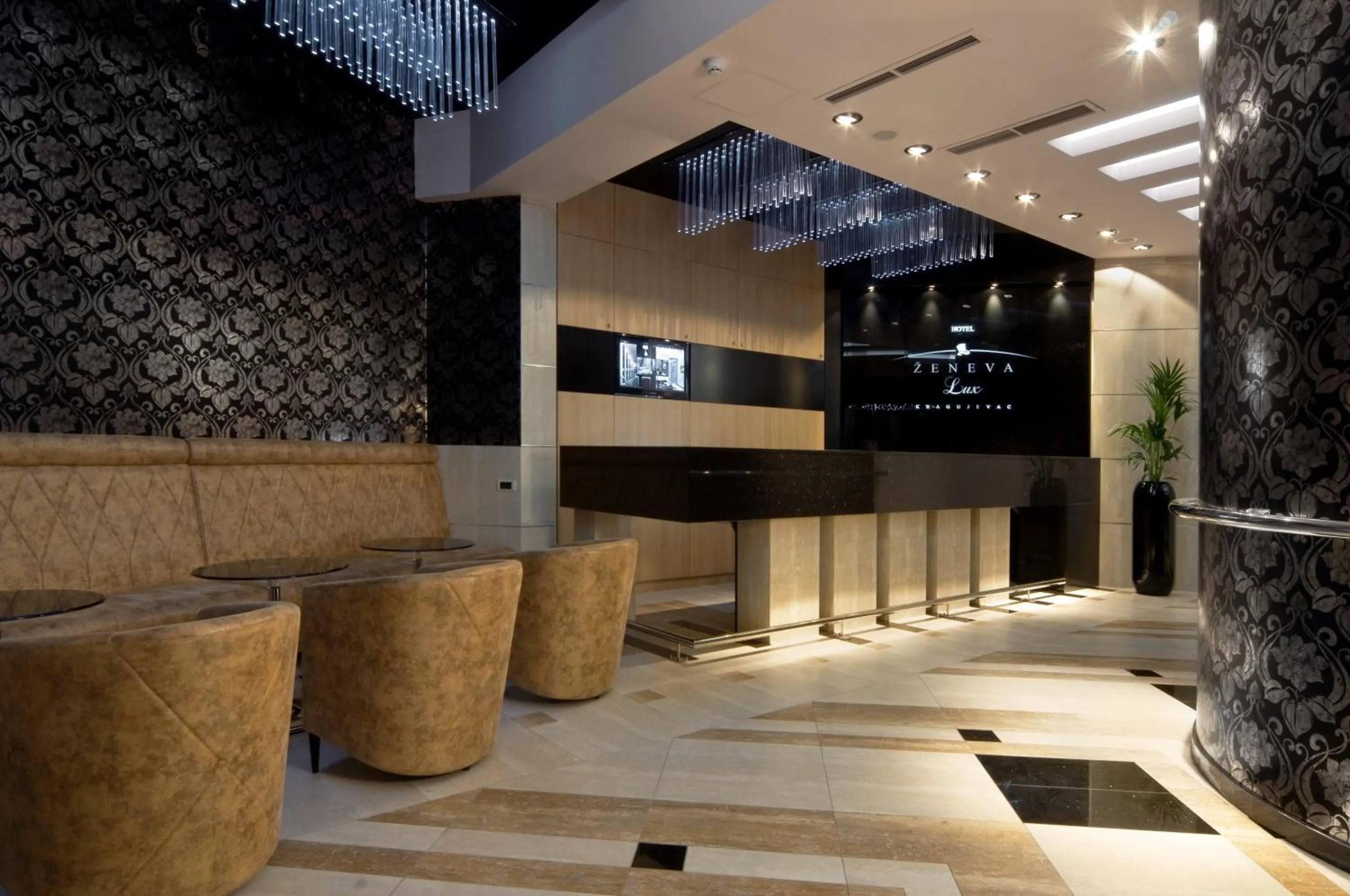 Lobby or reception in Hotel Ženeva Lux