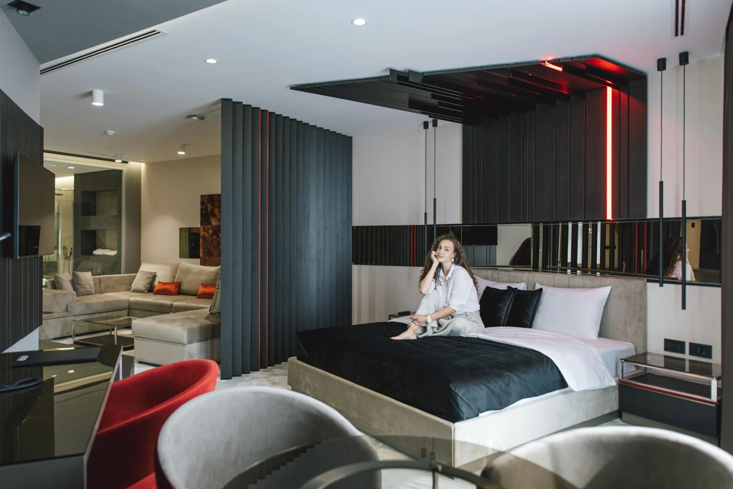 Photo of the whole room, Bed in Hotel Ženeva Lux