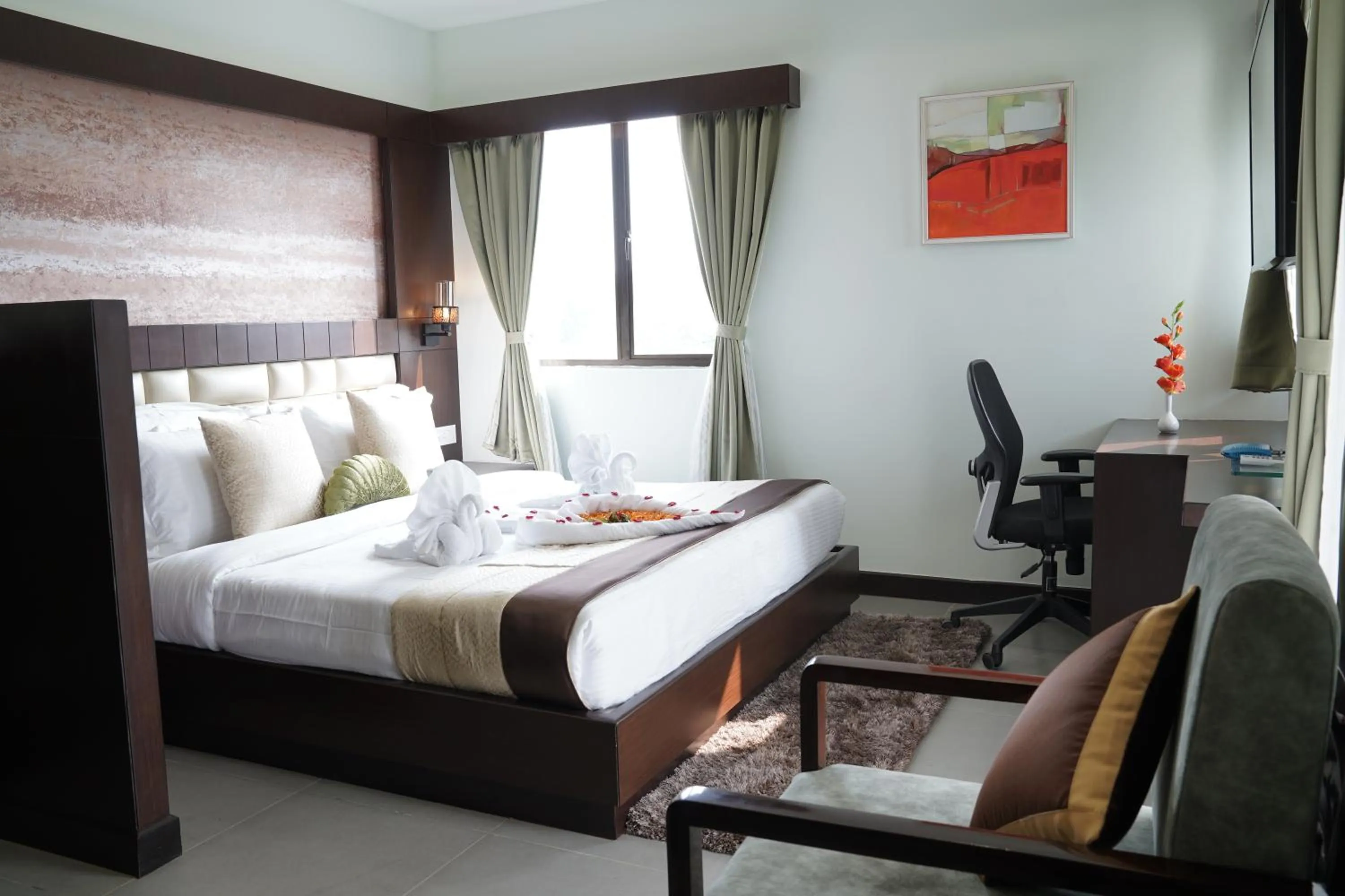 Photo of the whole room, Bed in HOTEL ANNAPURNA