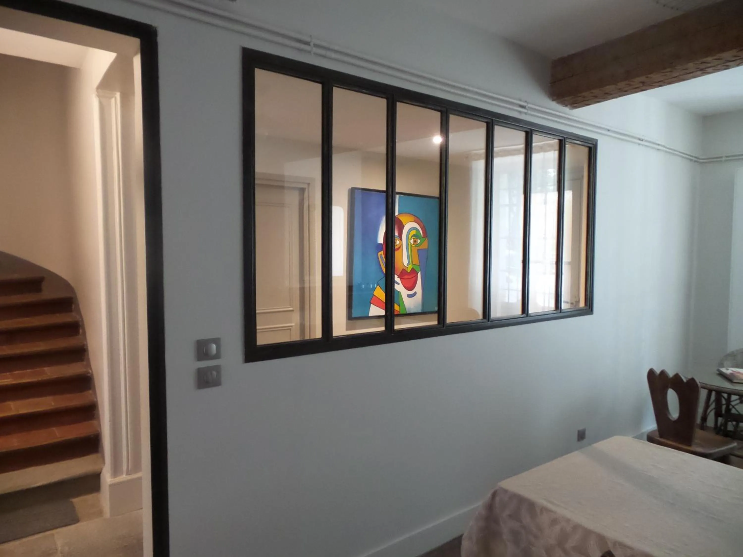 Communal lounge/ TV room, Bed in LA COUR CARREE - chambres d'hôtes