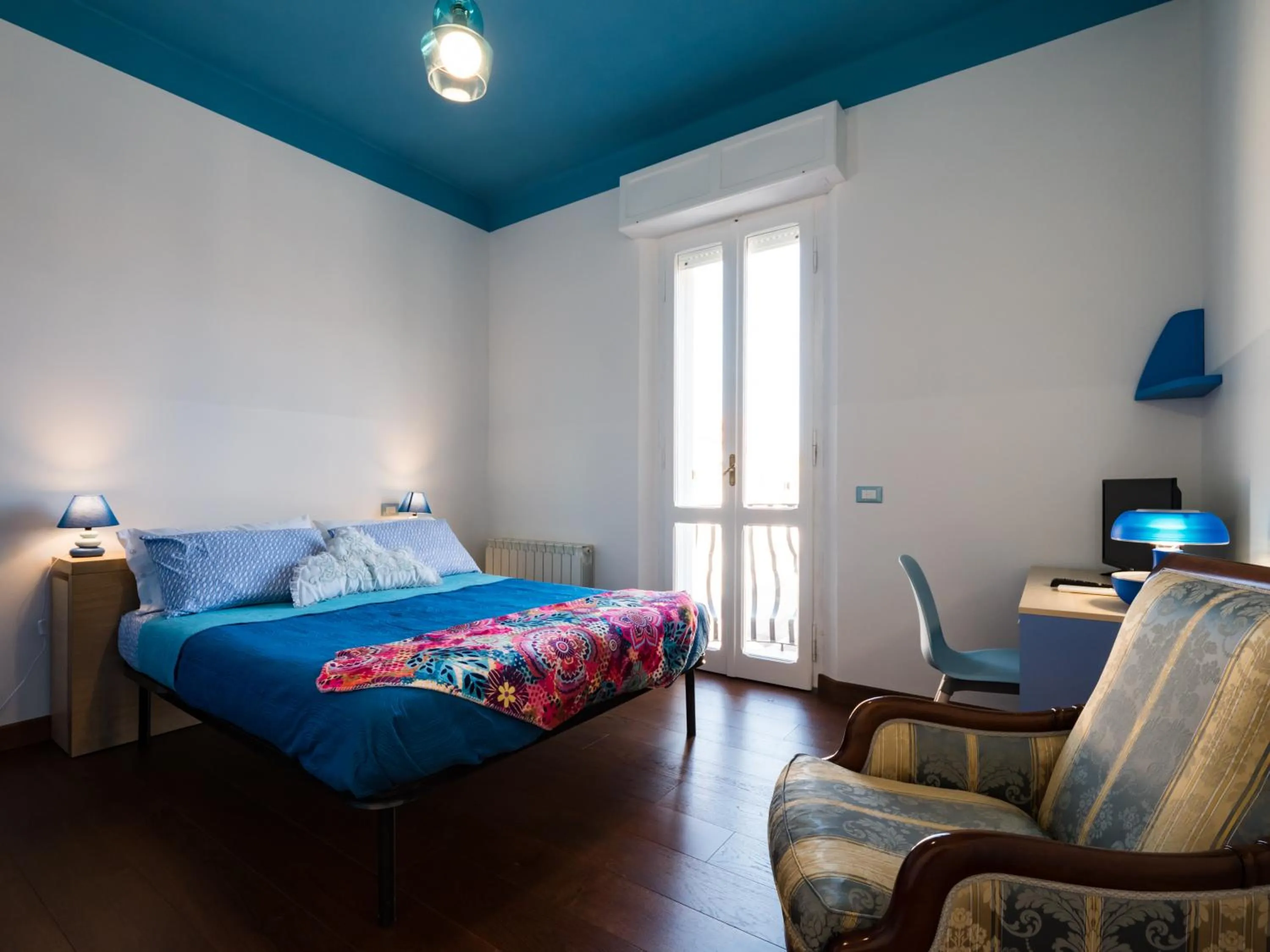 Balcony/Terrace, Bed in B&B VILLA TOZZA