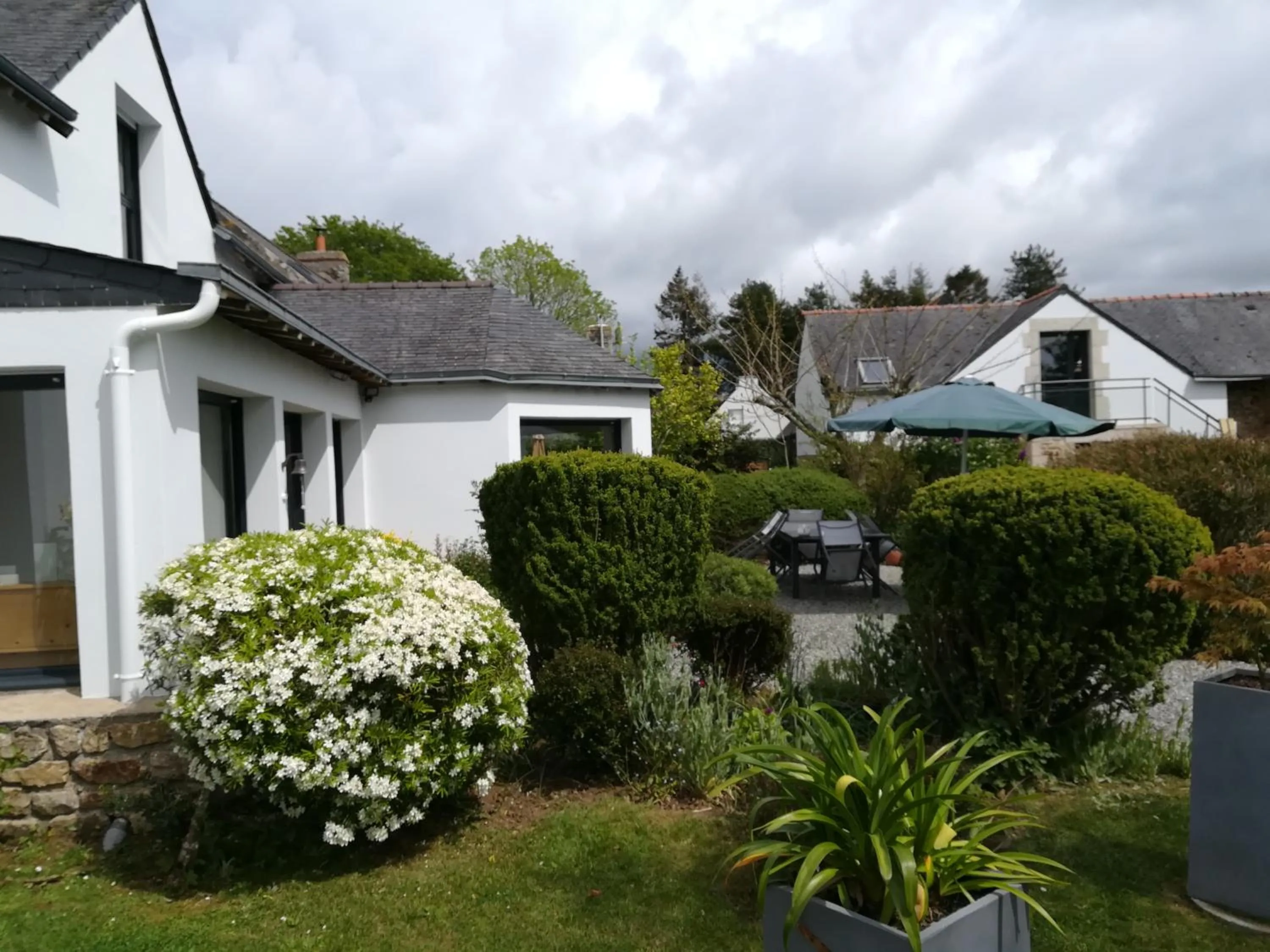 Patio in Ty Coz Breizh Chambres d'hôtes