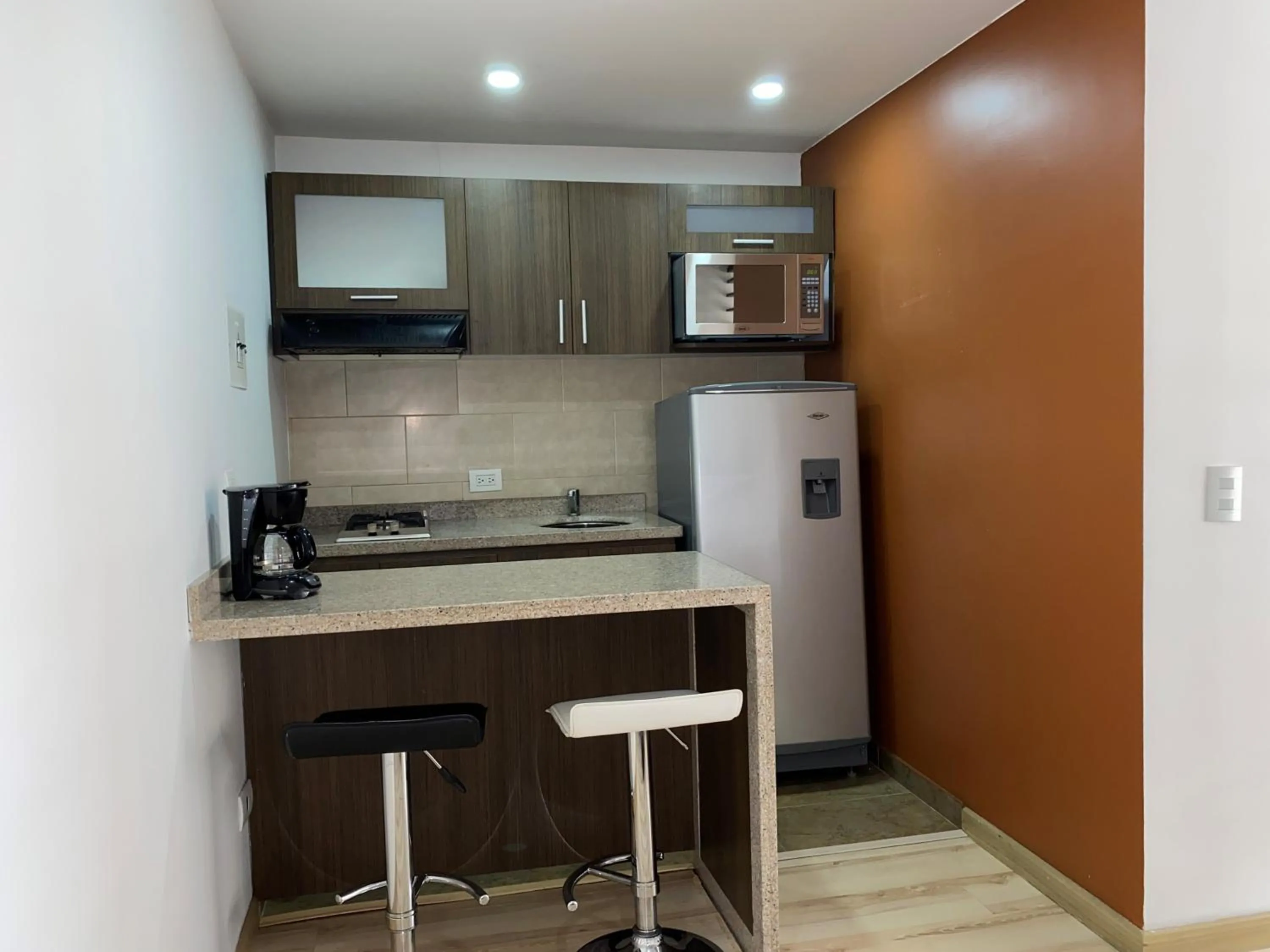 kitchen in Hotel Apartamentos Regency La Feria