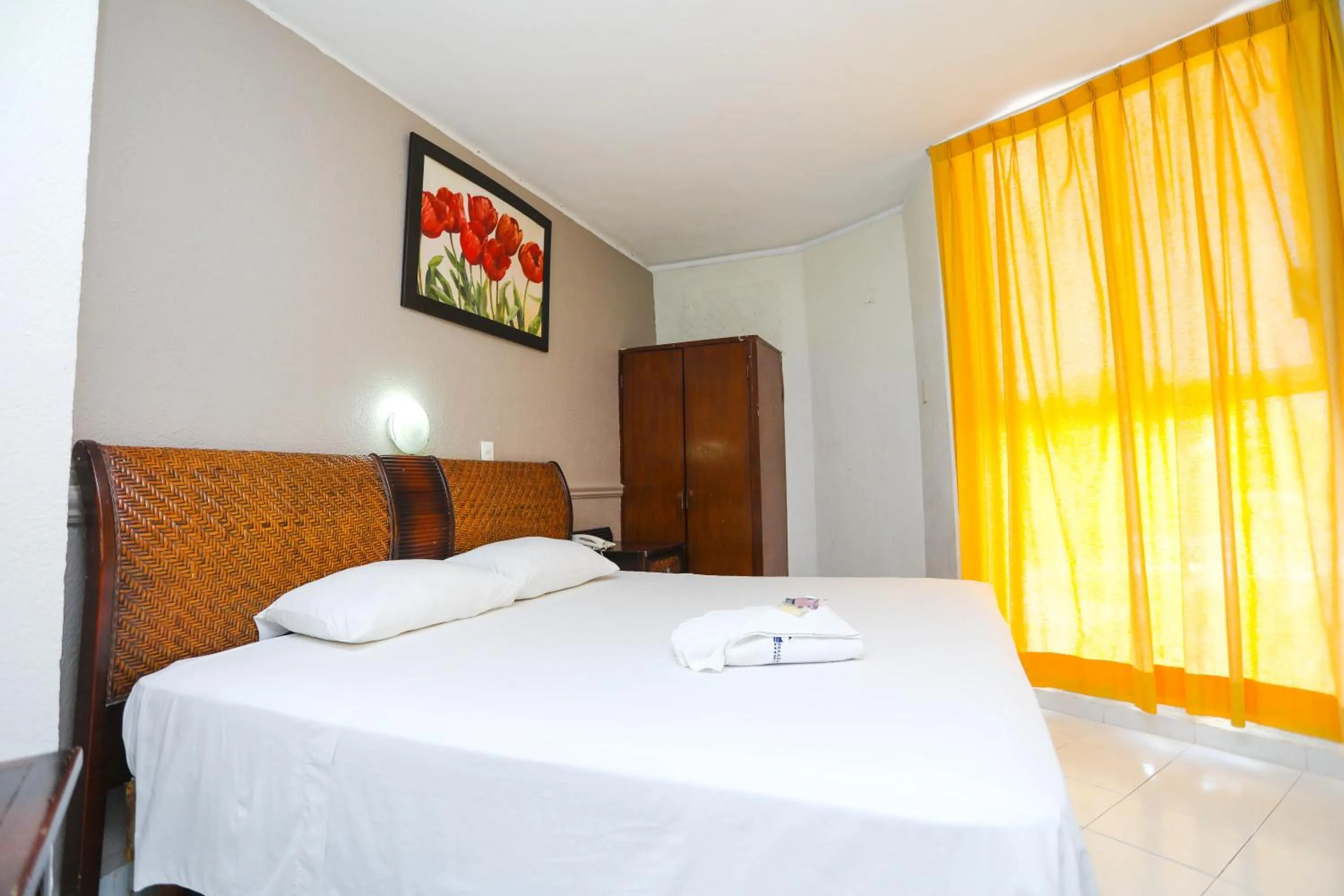 Bed in Hotel Parador