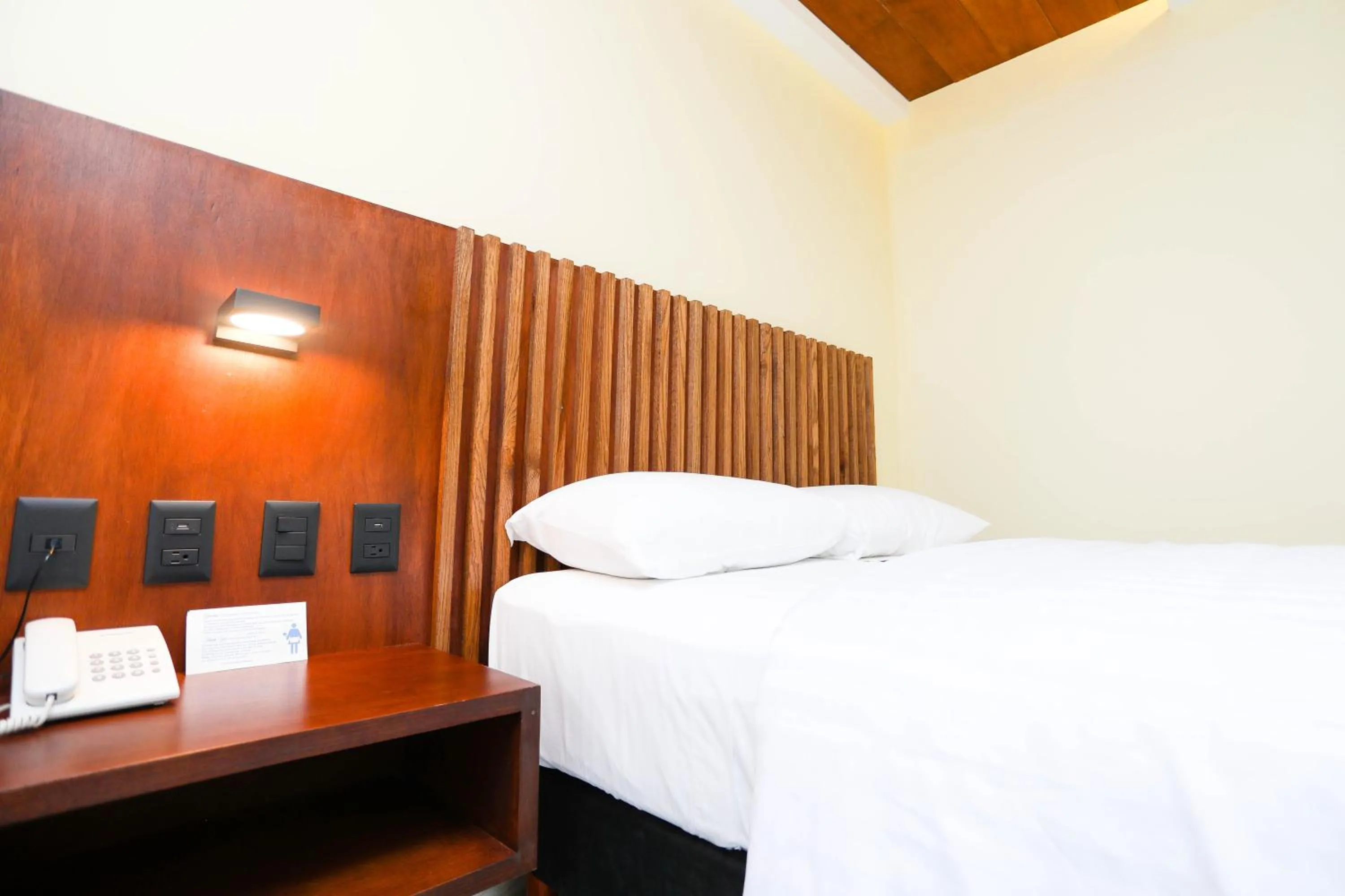 Bed in Hotel Parador