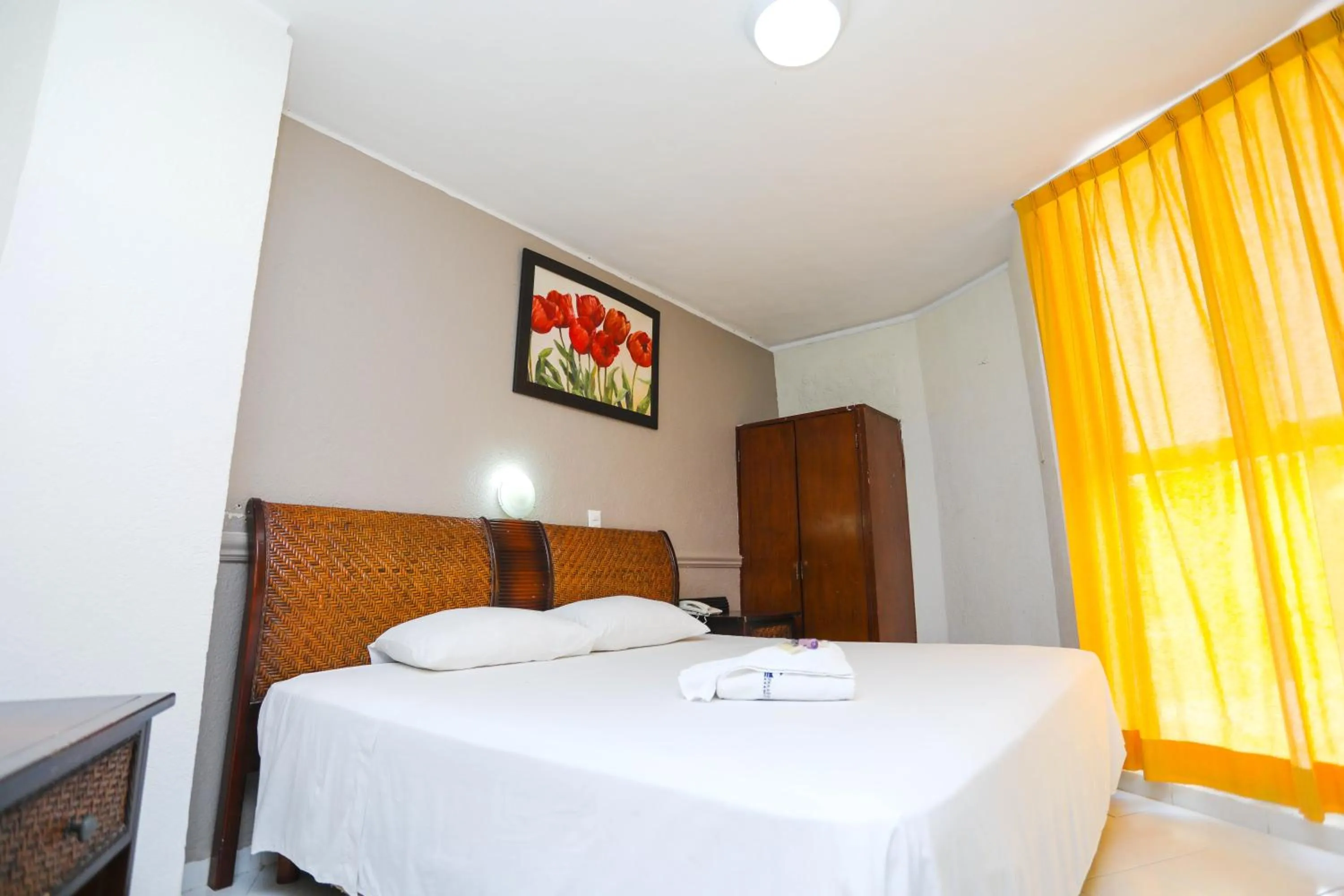 Bed in Hotel Parador