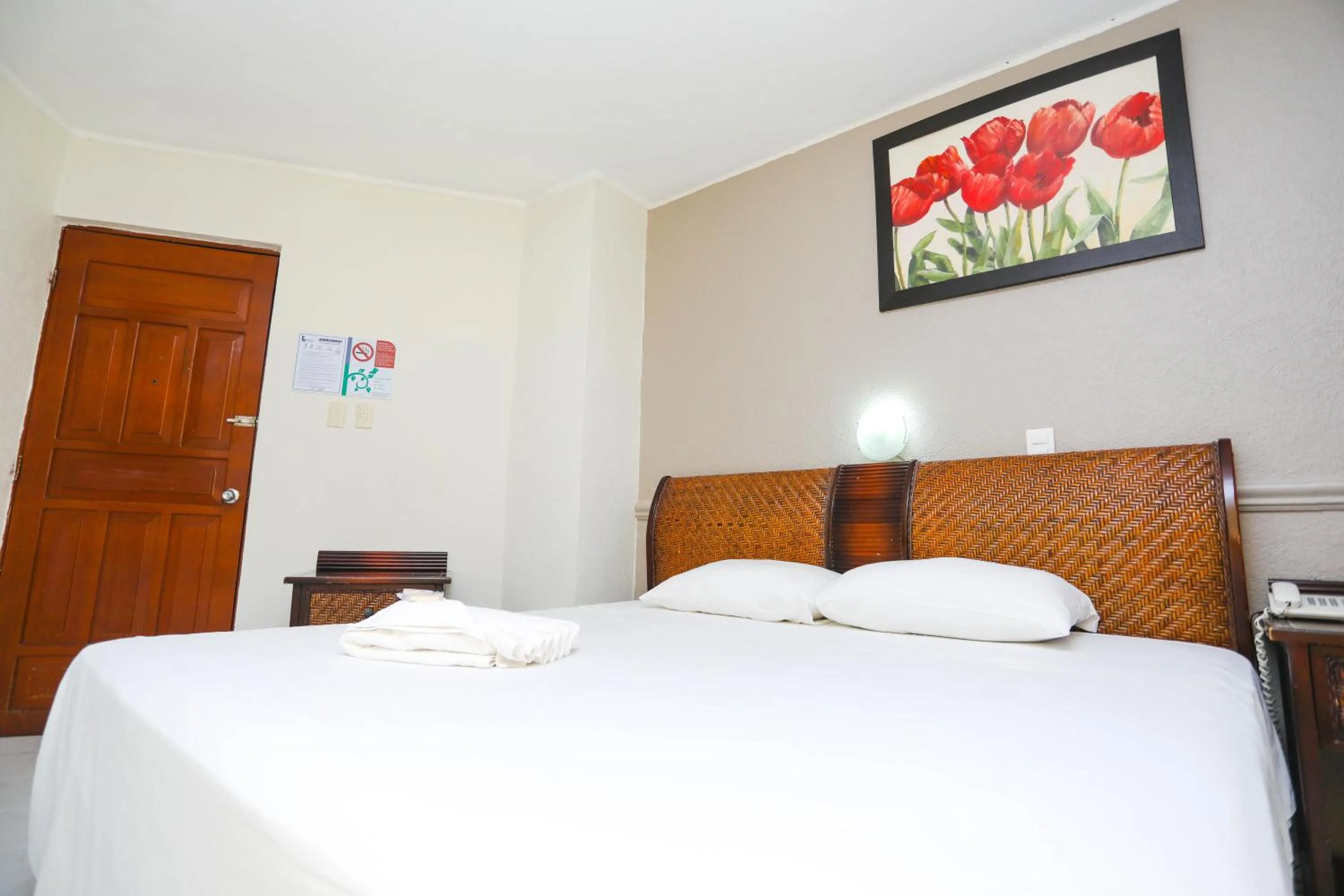 Bed in Hotel Parador