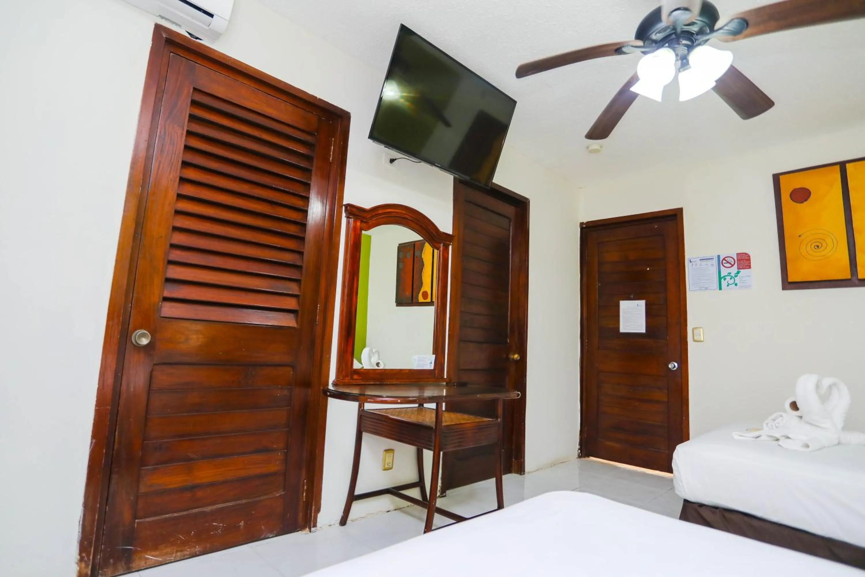 Bed in Hotel Parador