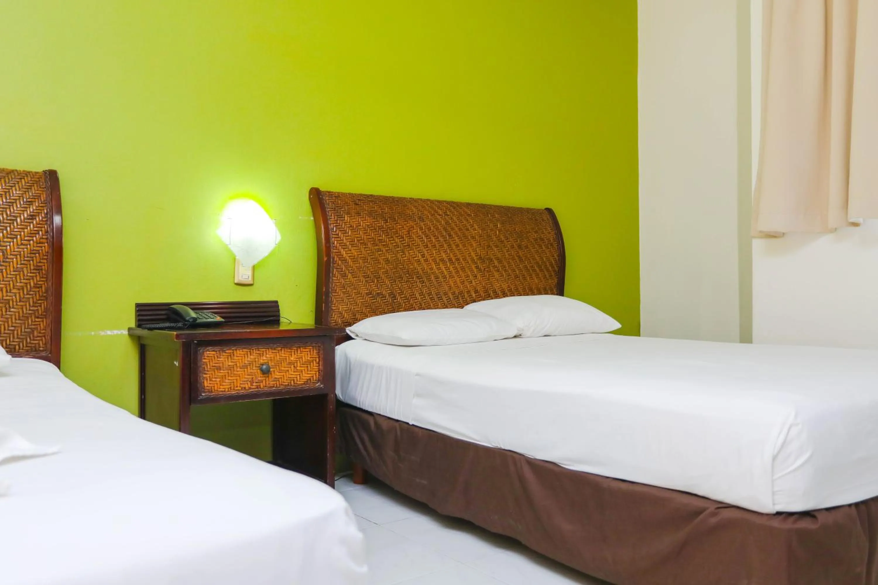 Bed in Hotel Parador