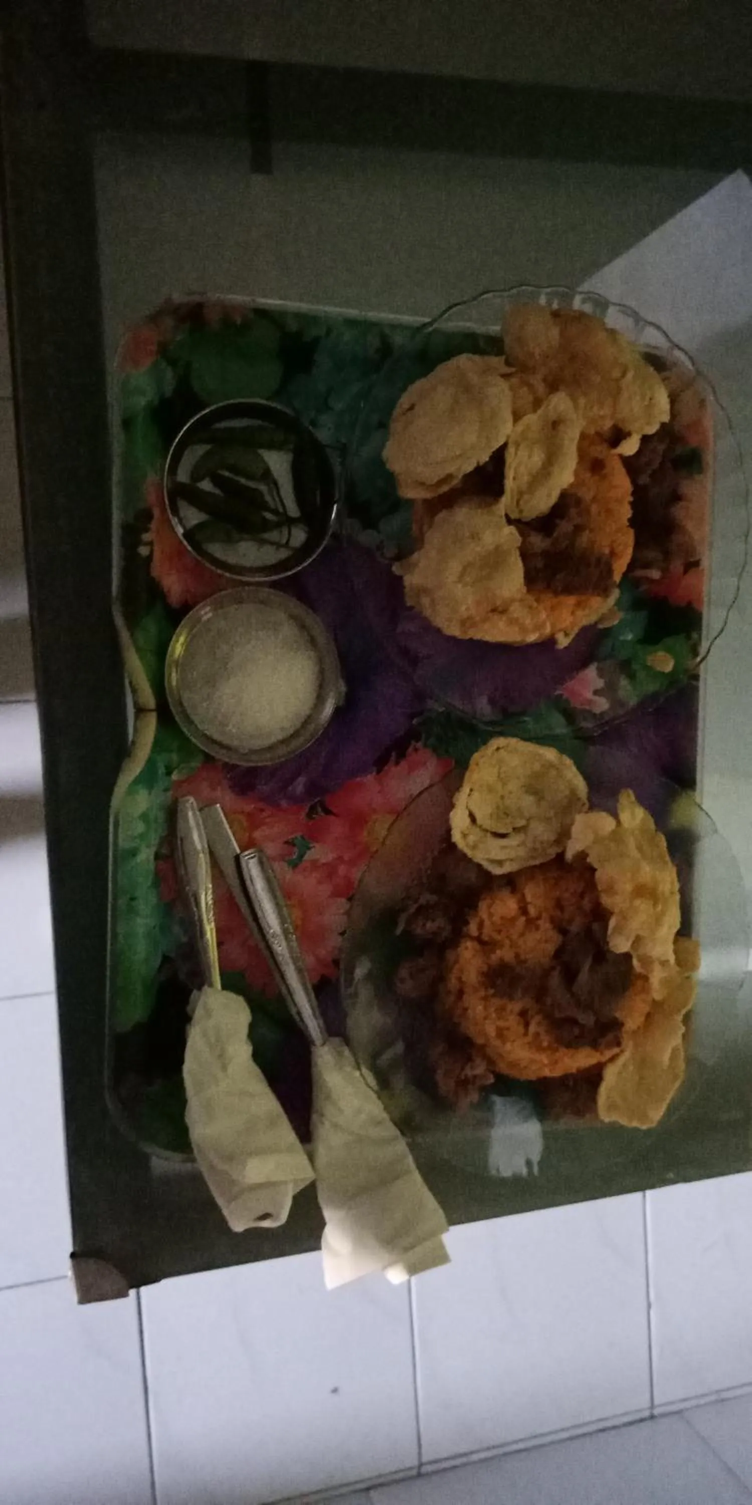 American breakfast in Cheap Inn Banyuwangi