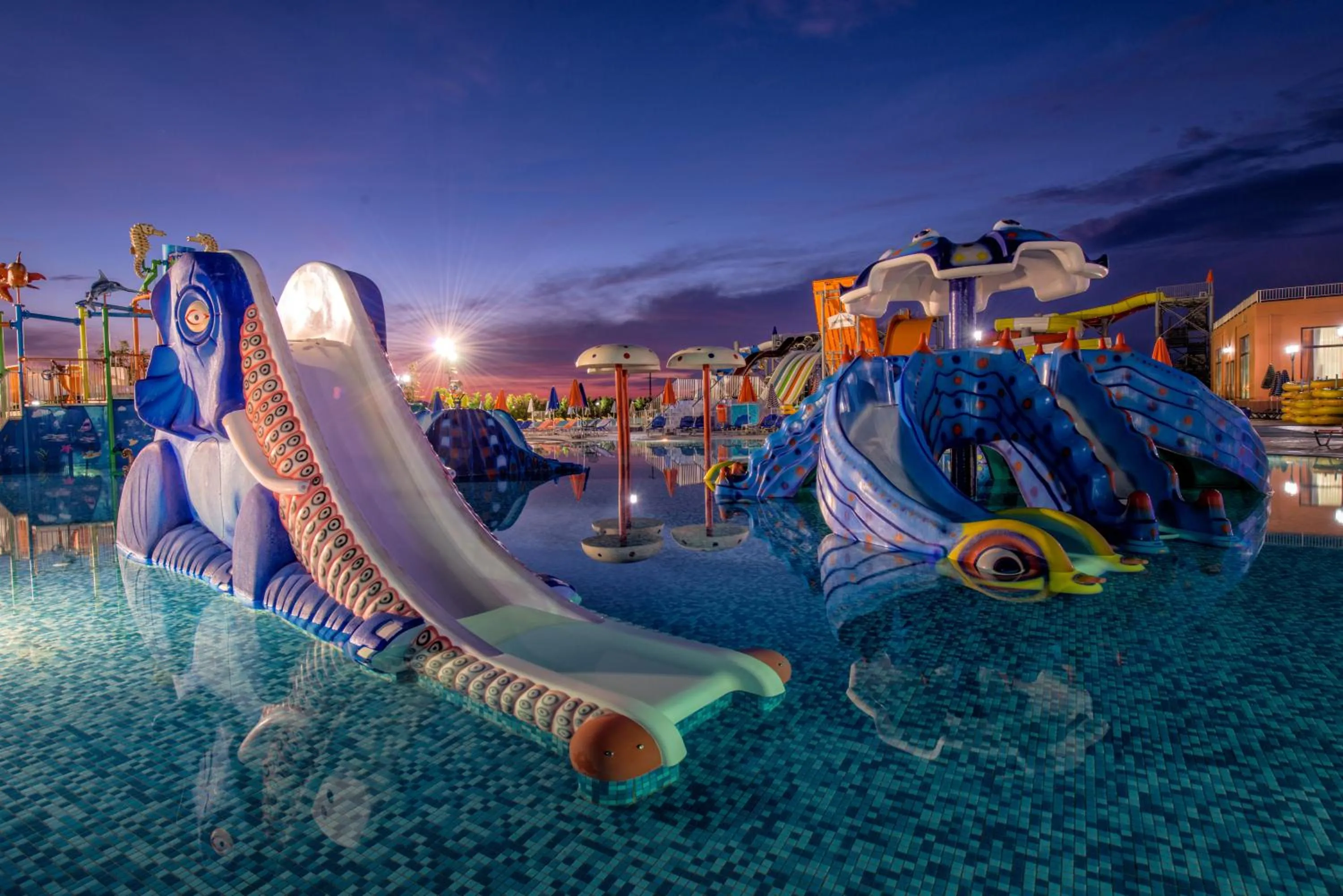 Aqua park in Caretta Beach Resort & WaterPark