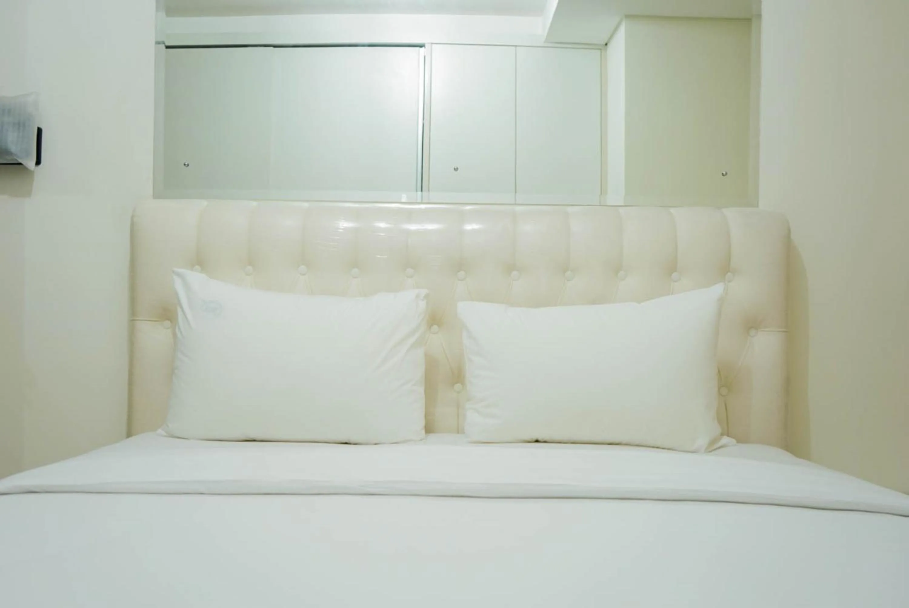 Bedroom, Bed in 2BR with Study Room at L'Avenue Apartment By Travelio