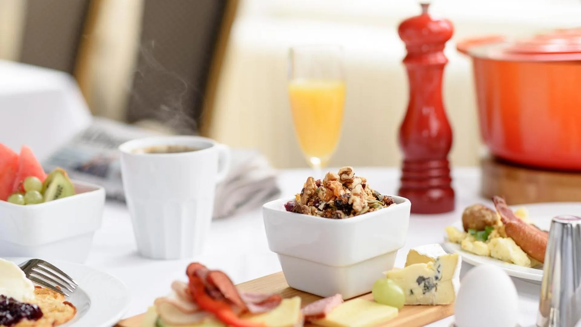 Buffet breakfast in Grand Hotel Alingsås