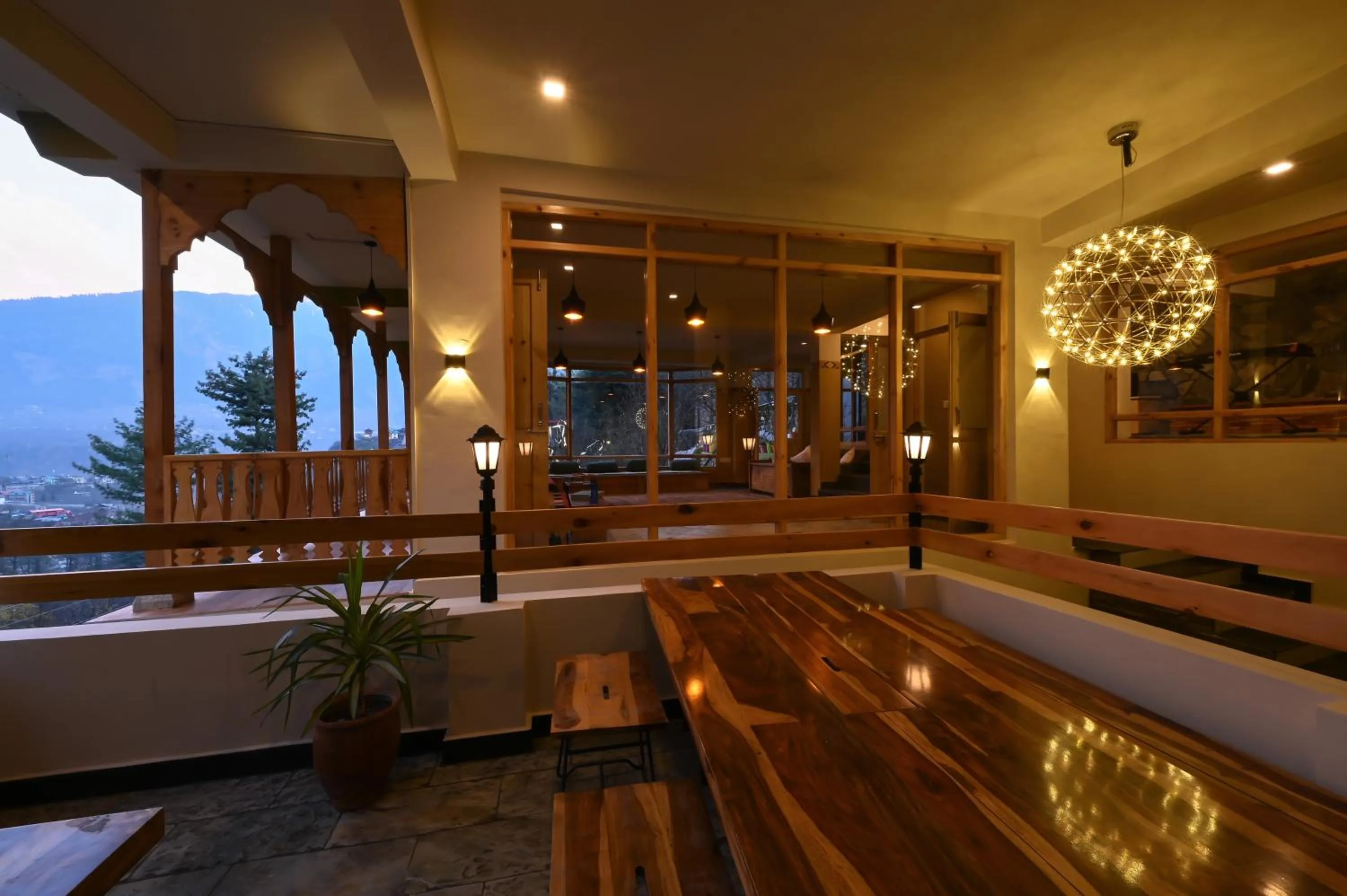 Natural landscape in Zostel Dobhi, Manali