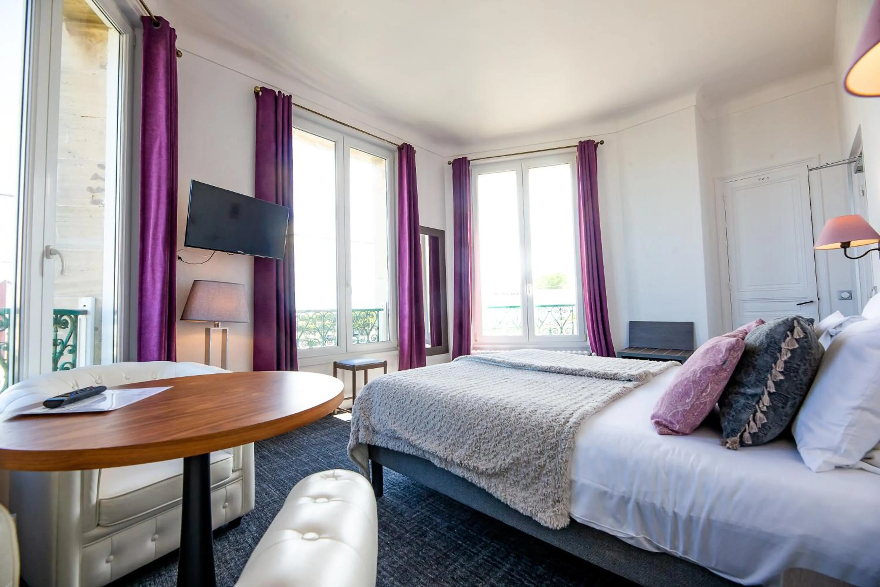 Bed in La Villa Andry