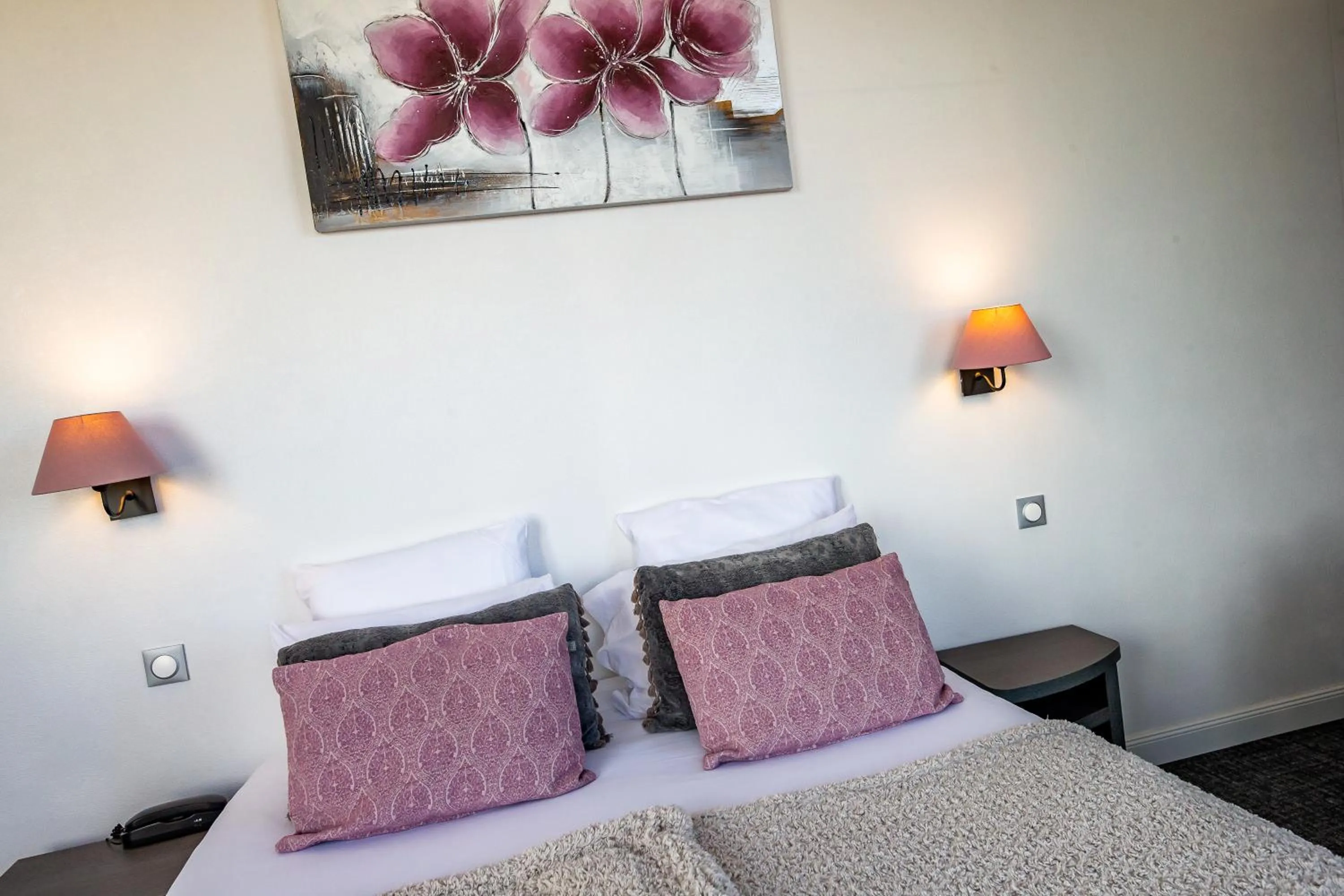 Bed in La Villa Andry