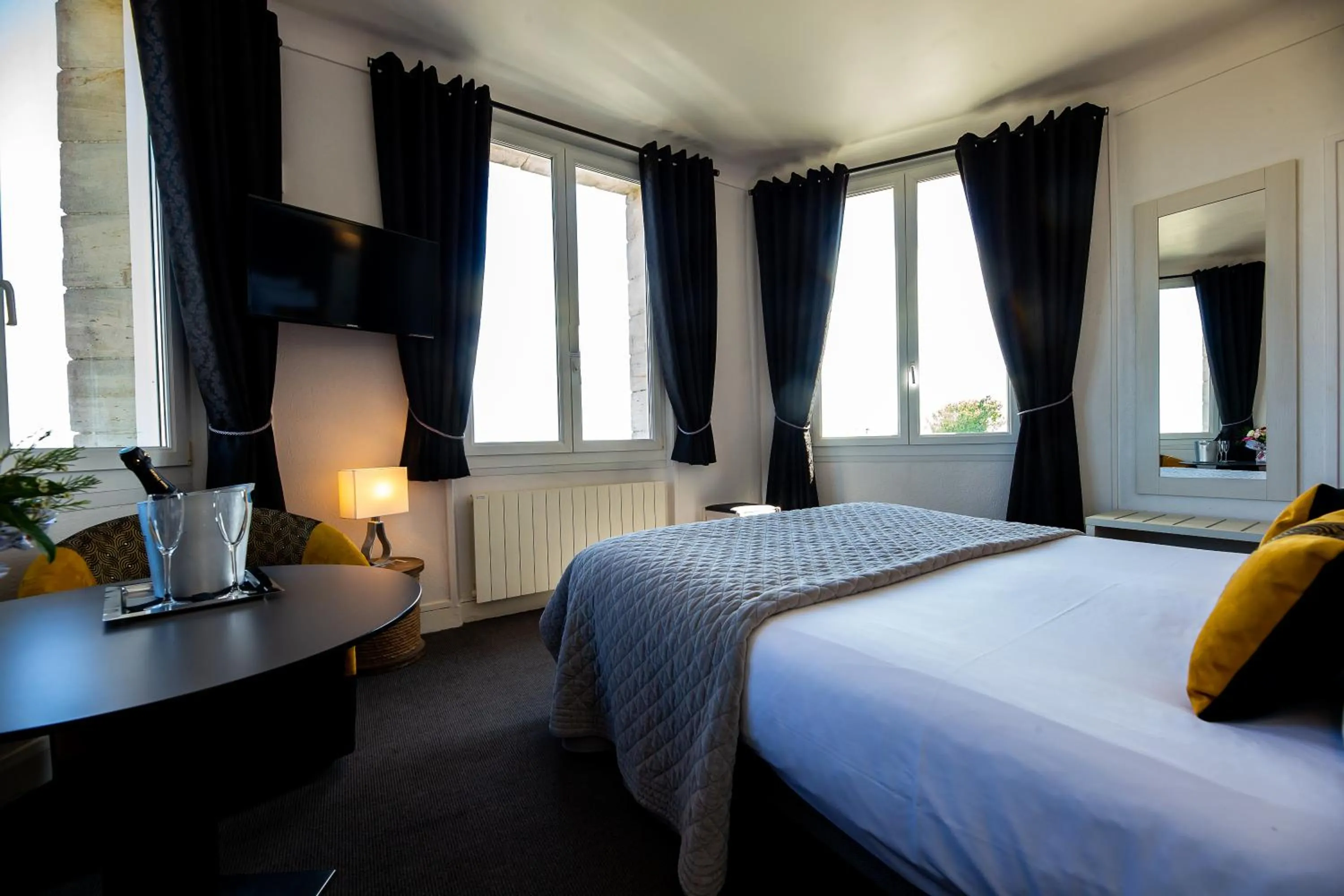 Bed in La Villa Andry