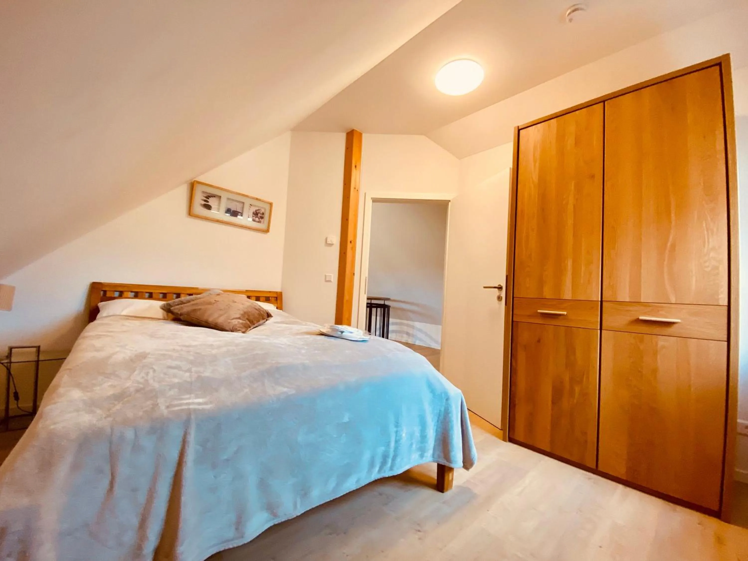 Bed in Hotel Burg Abenberg