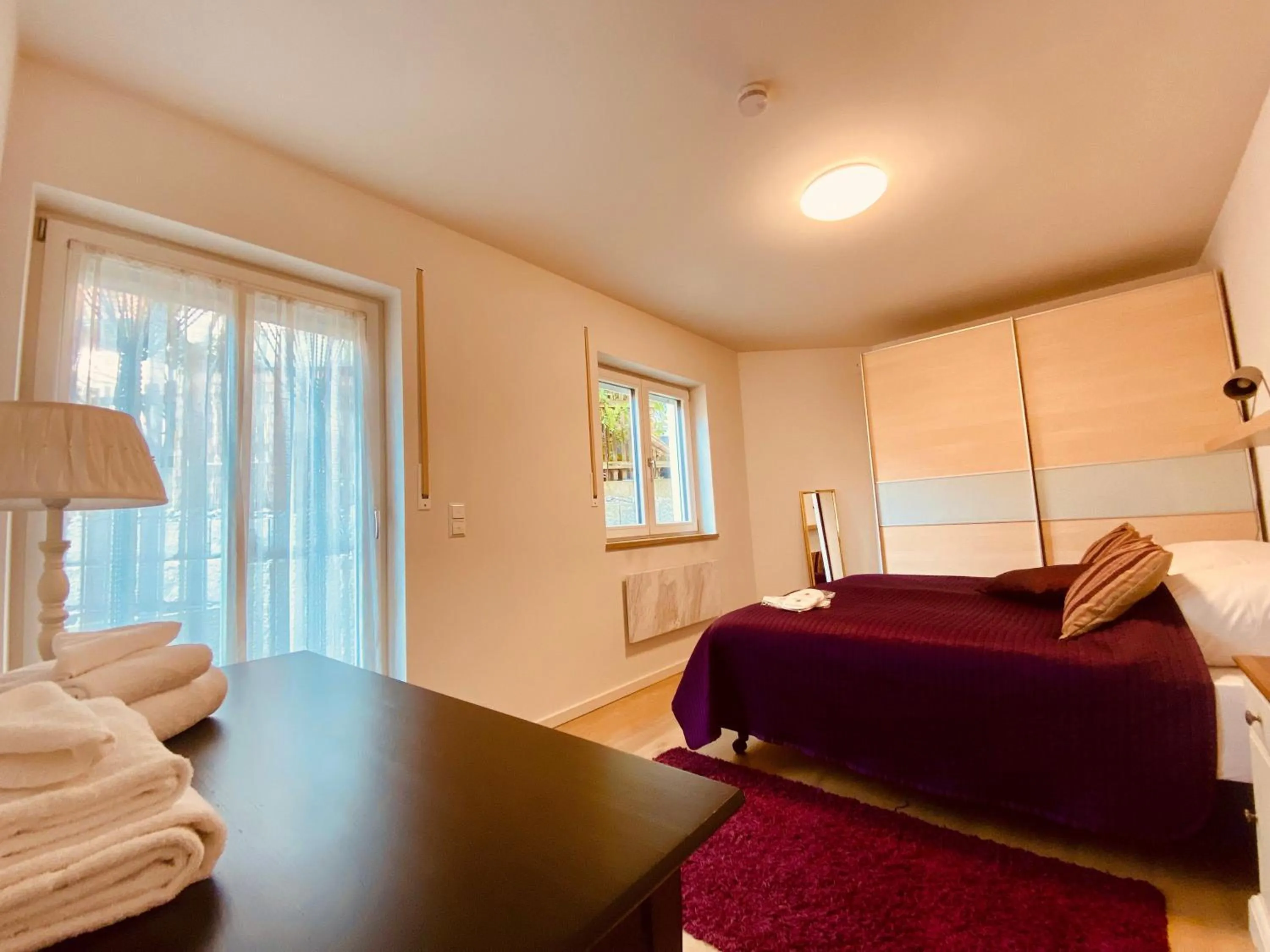 Bed in Hotel Burg Abenberg