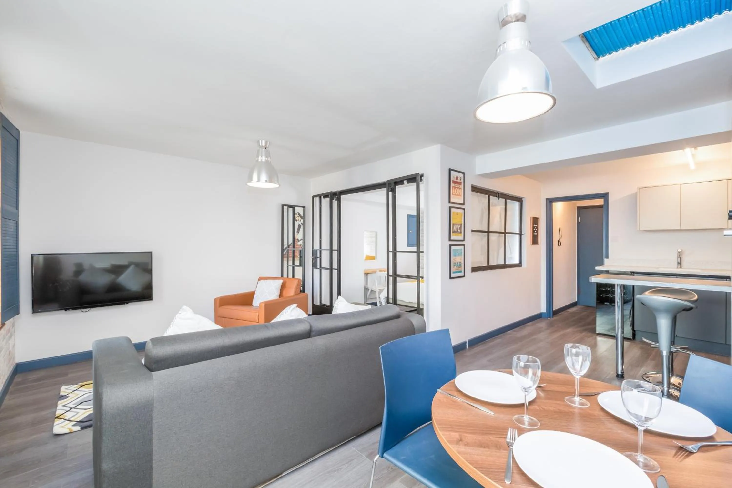 Living room in The Loft Brighton