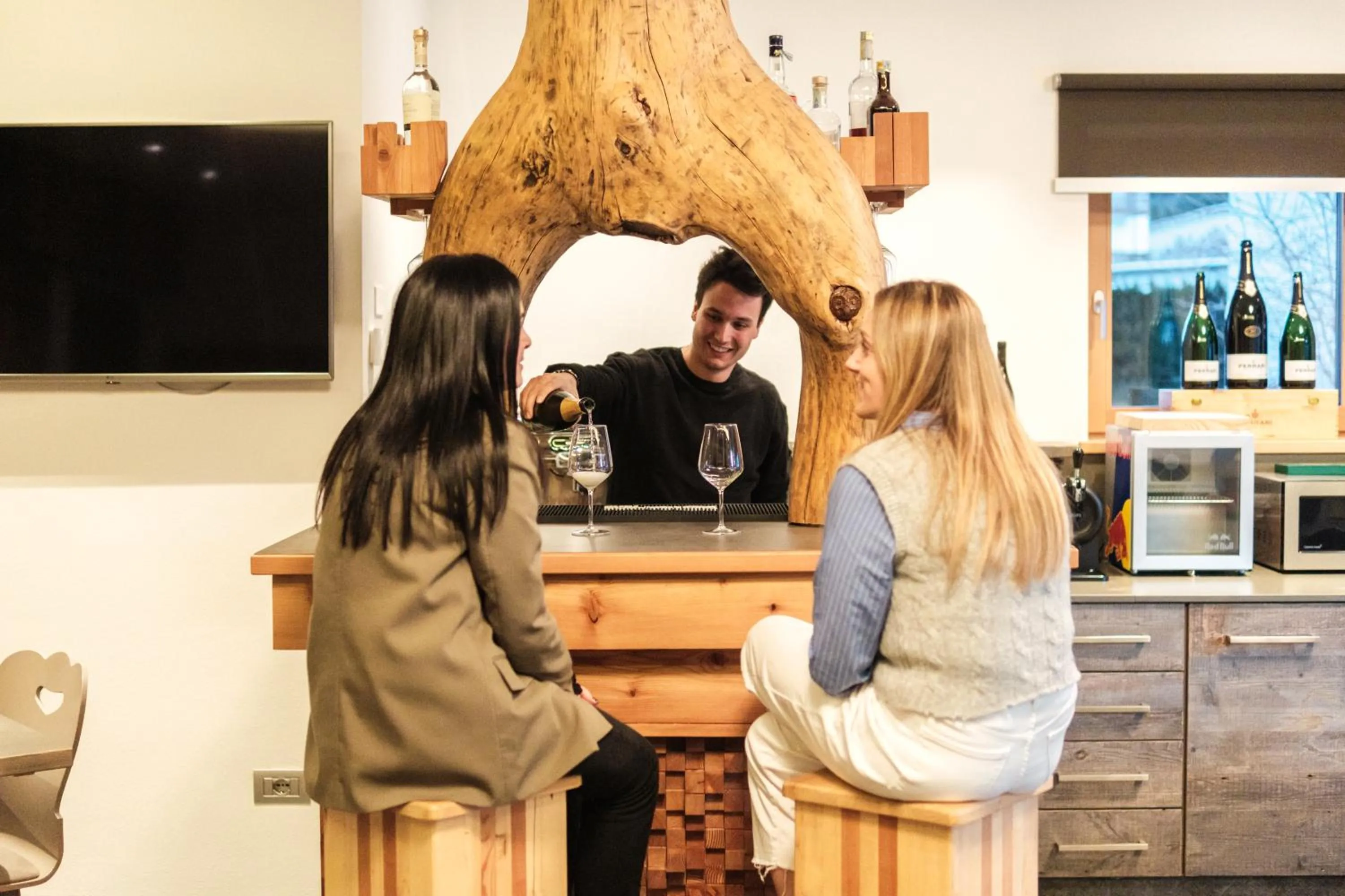 Lounge or bar in Residence Mille Montagne