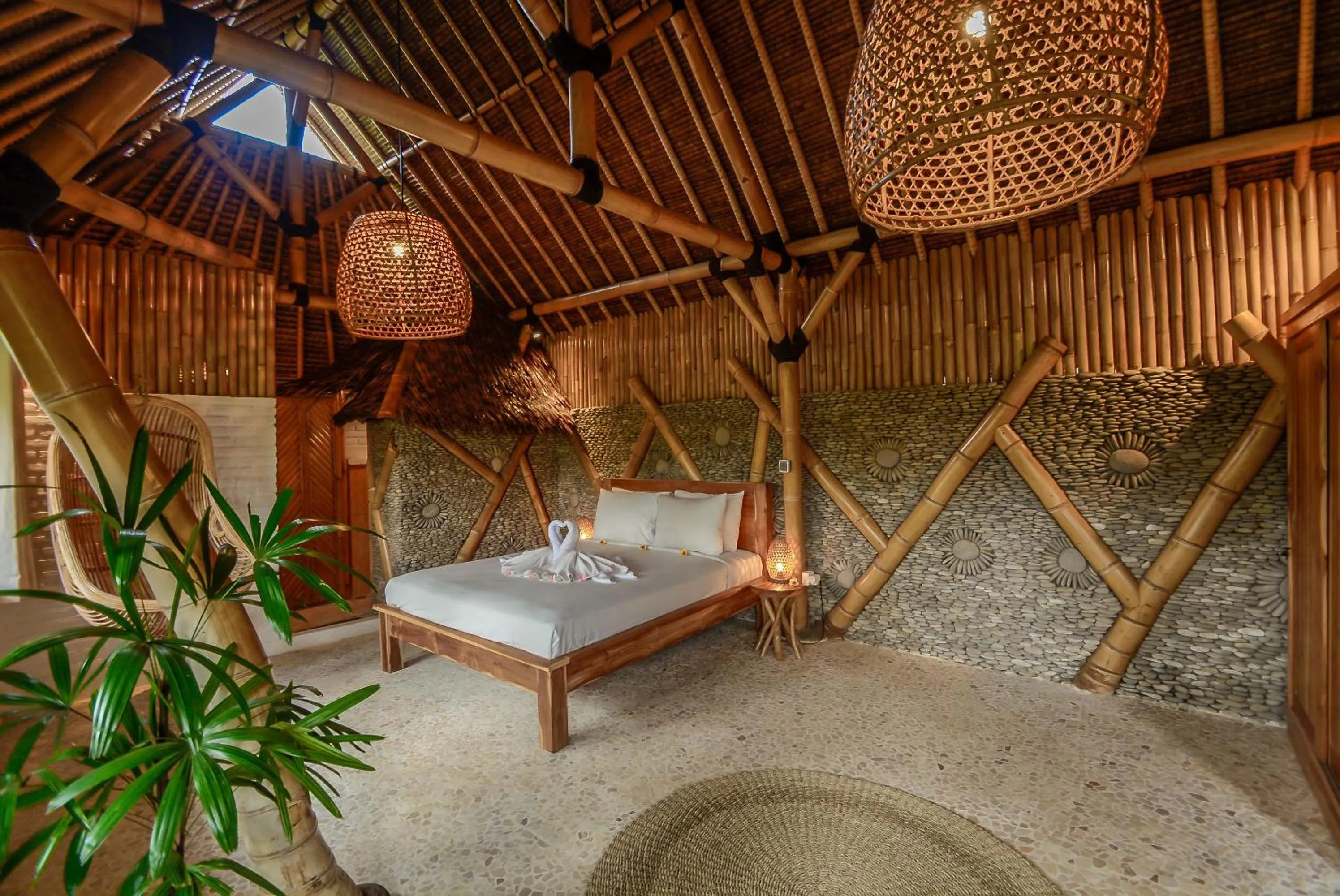 Bed in Le Sabot Ubud