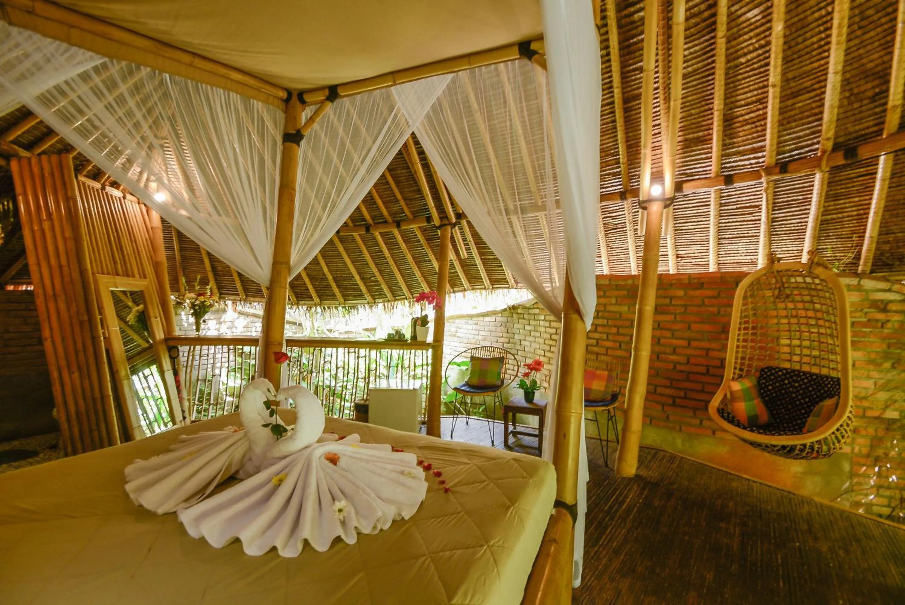 Bed in Le Sabot Ubud