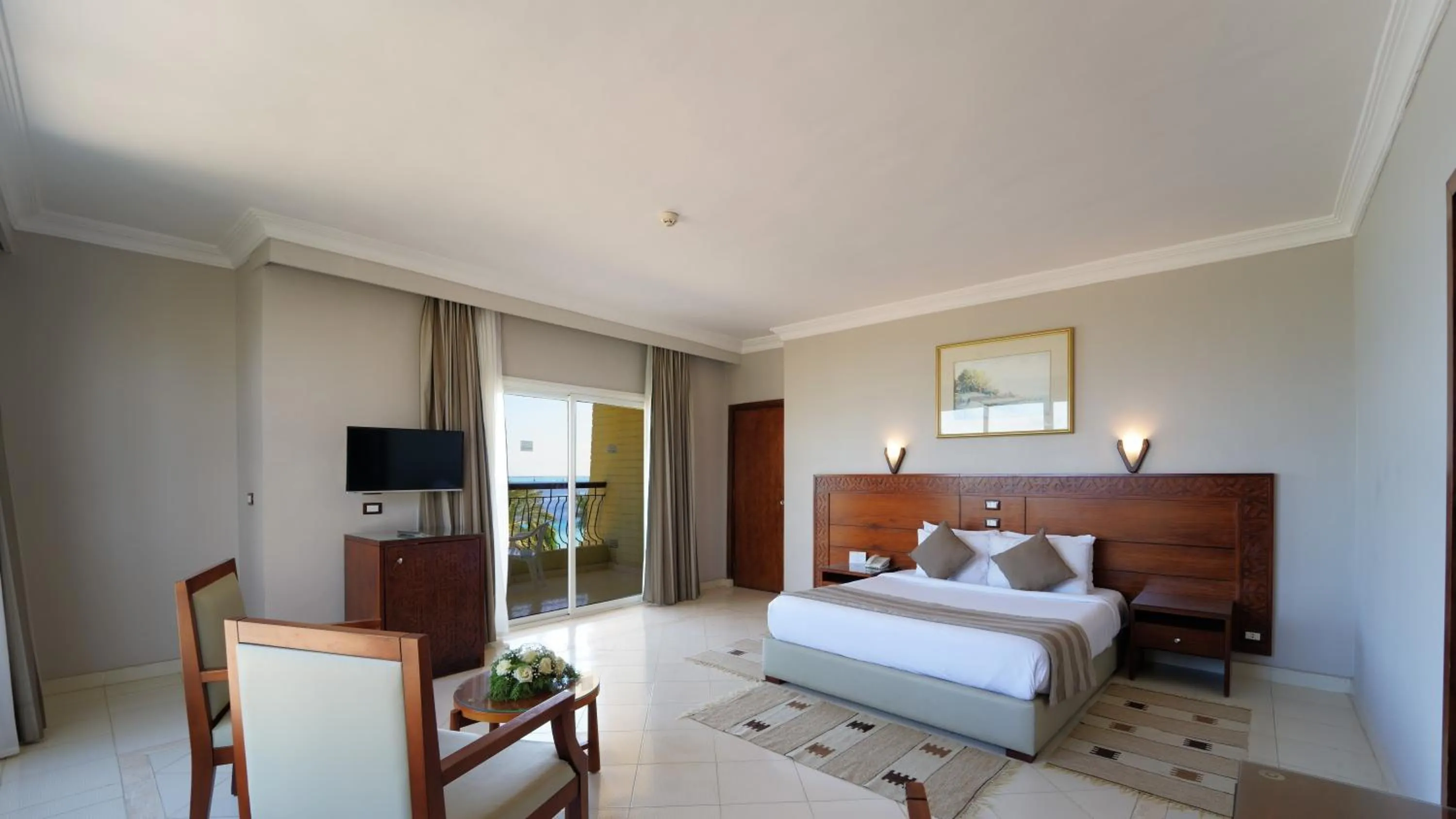 Sea view, Bed in Regina Resort and Aqua Park Hurghada