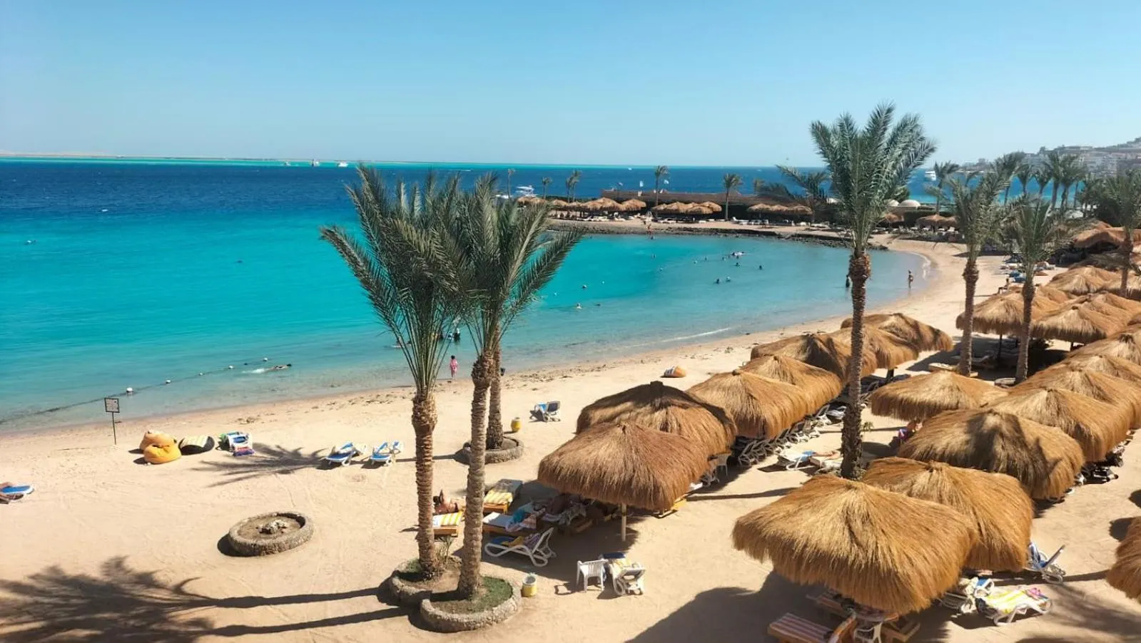 Beach in Regina Resort and Aqua Park Hurghada